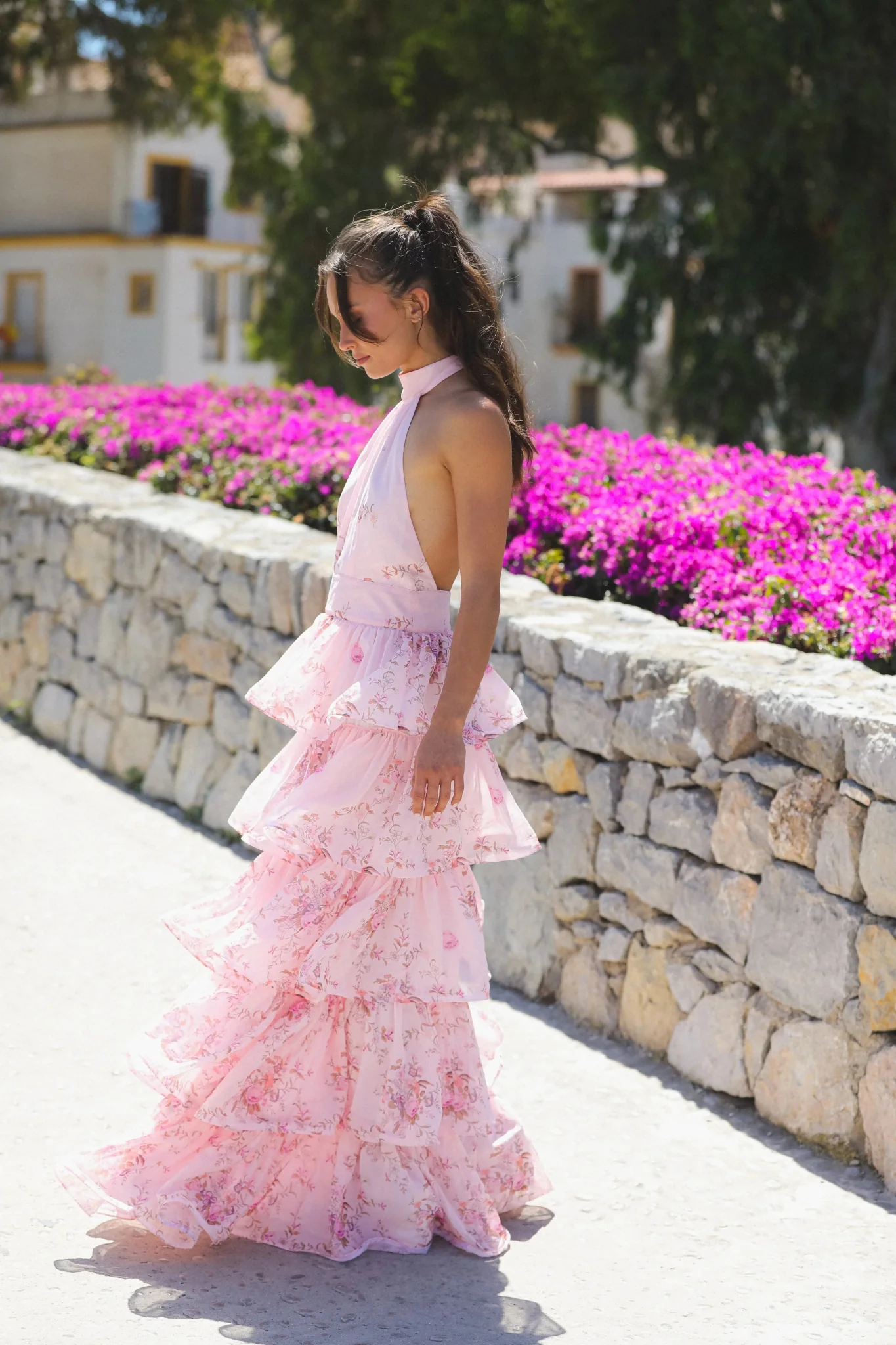 Angeline Maxi Dress Blush Bloom - Image 4