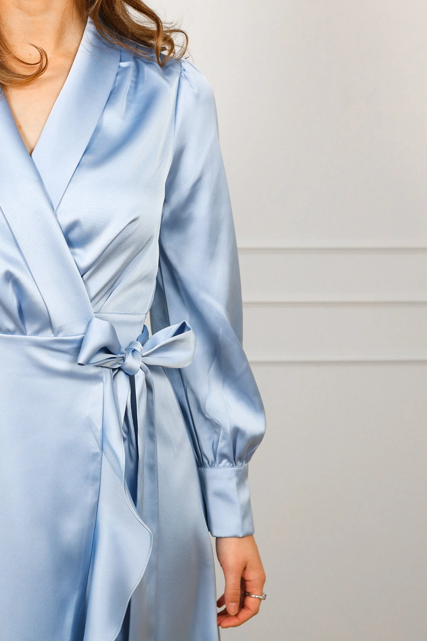 Iza Midi Dress Light Blue - Image 6