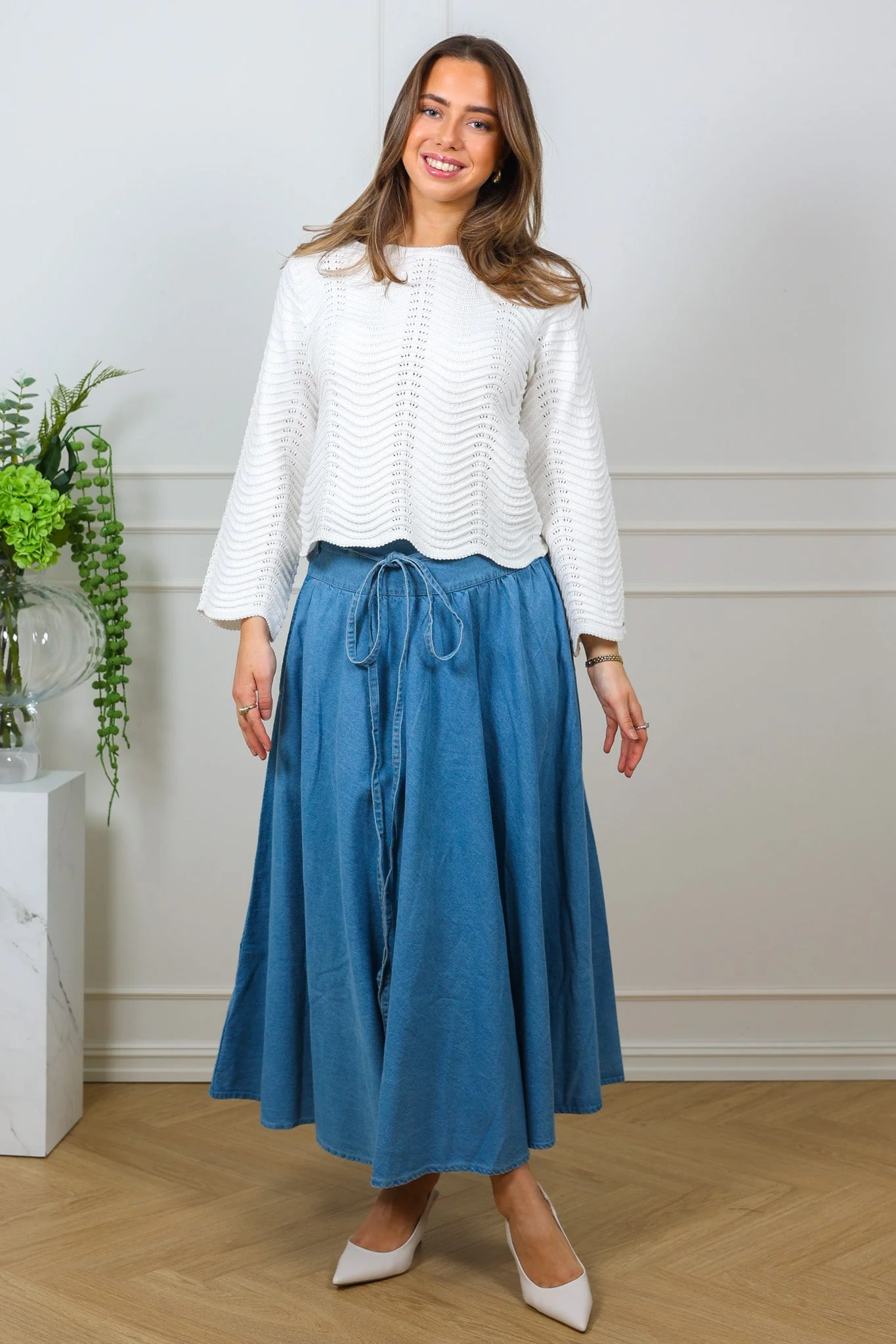 The Wave Riviera Pullover White - Image 5