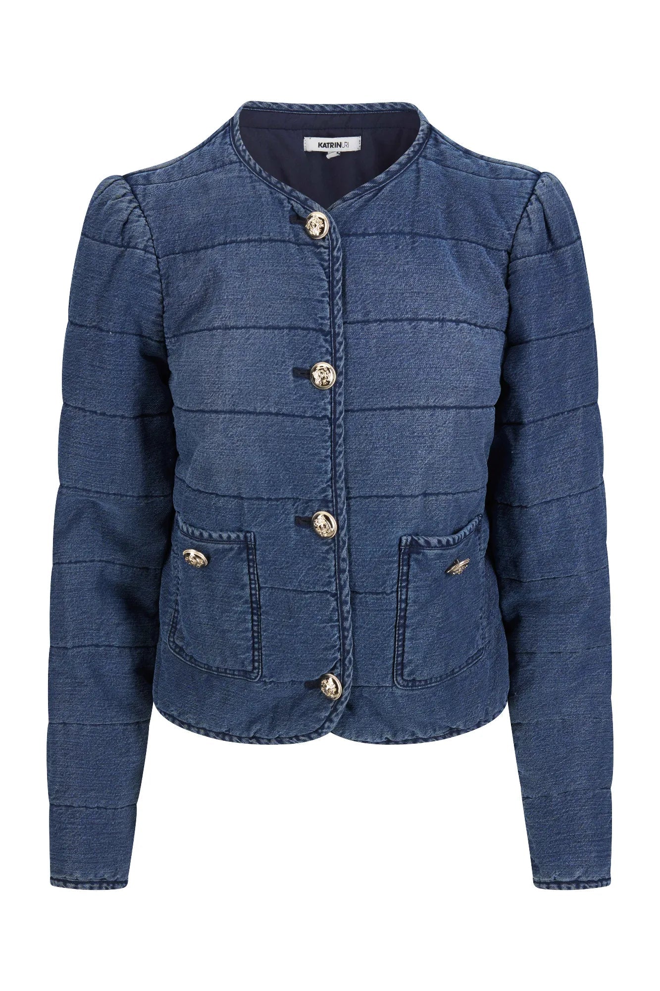 Firenze Quilted Jacket Dk. Blue - Image 2