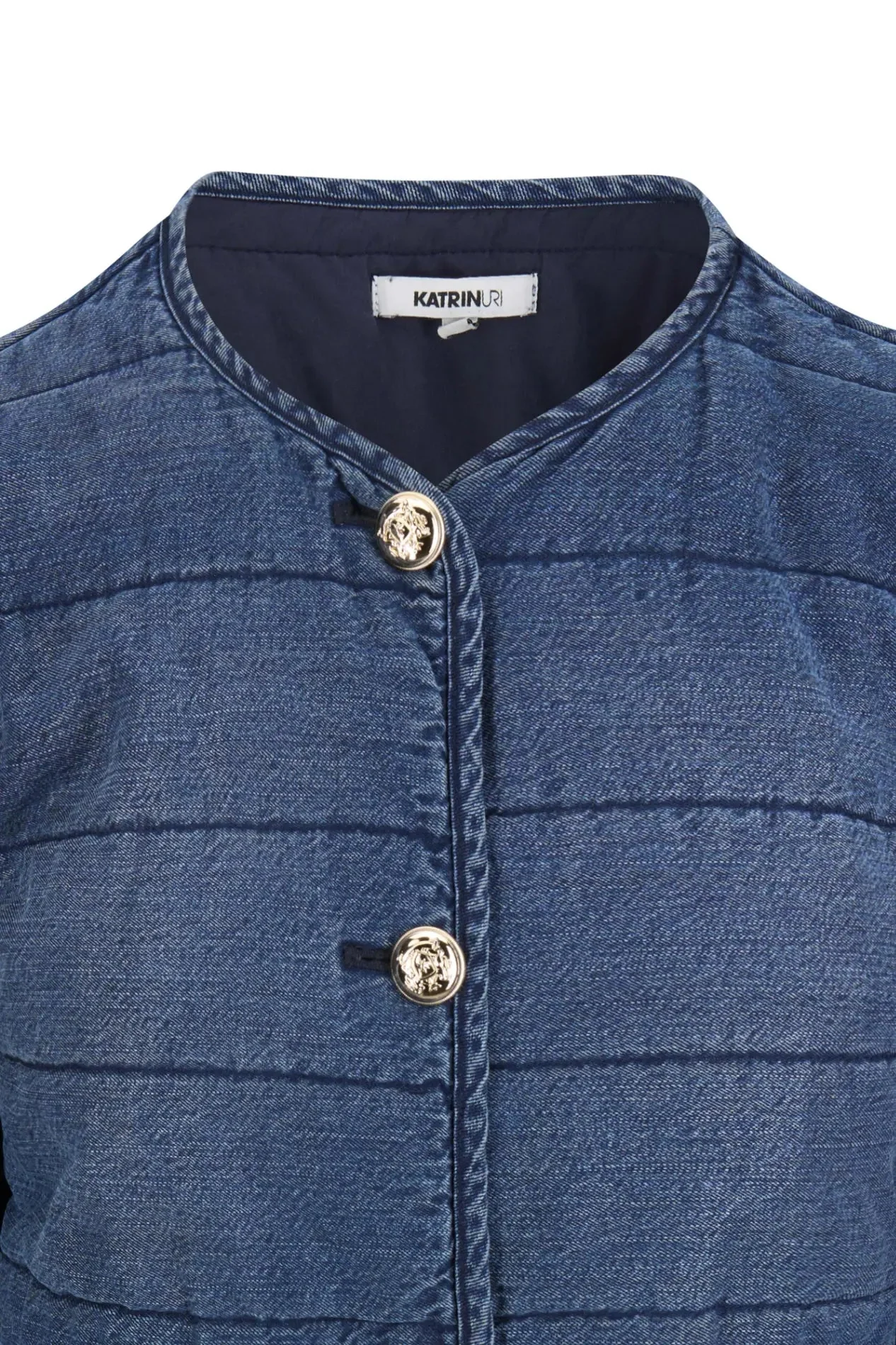 Firenze Quilted Jacket Dk. Blue - Image 7