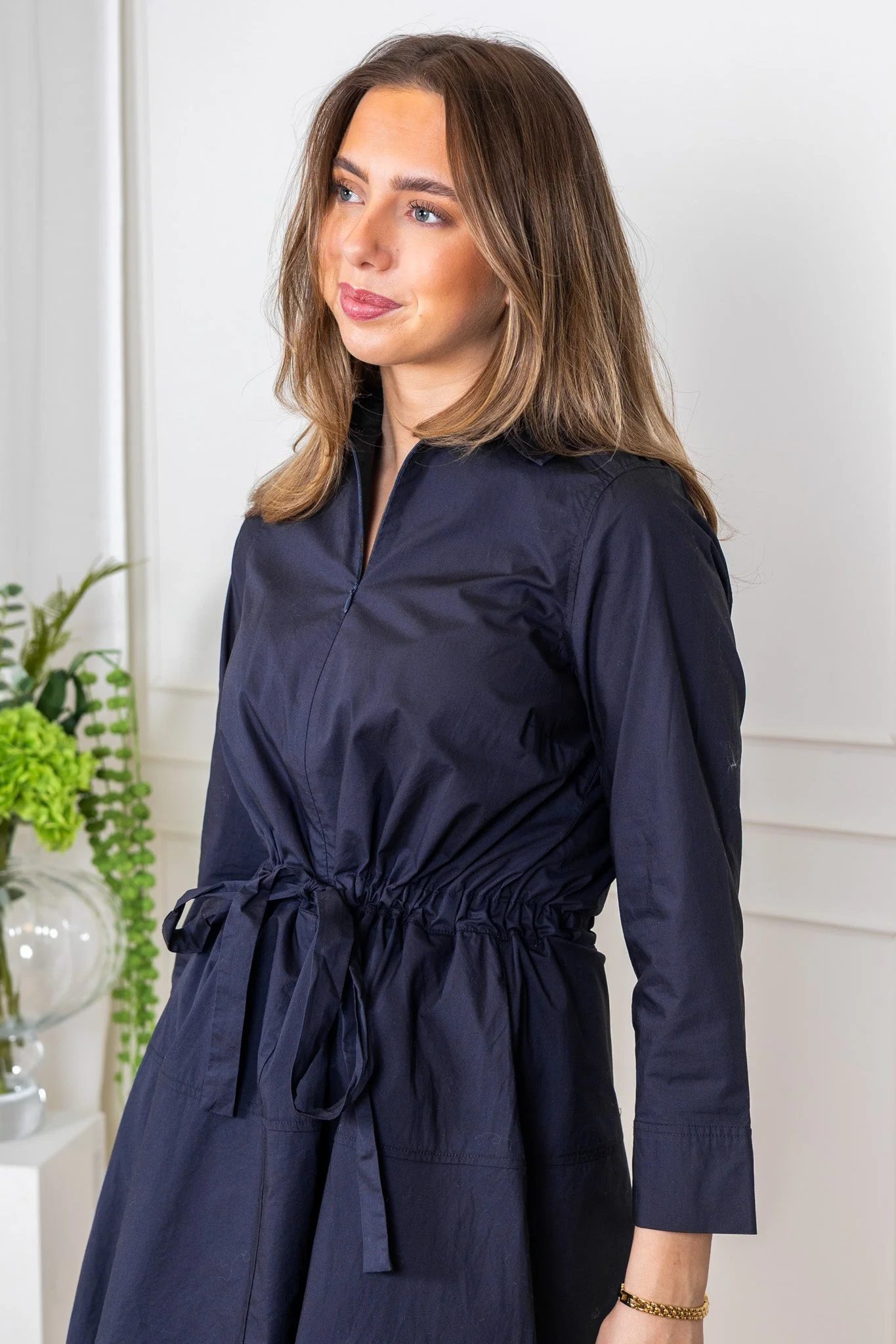 Doria Dress Navy - Image 5