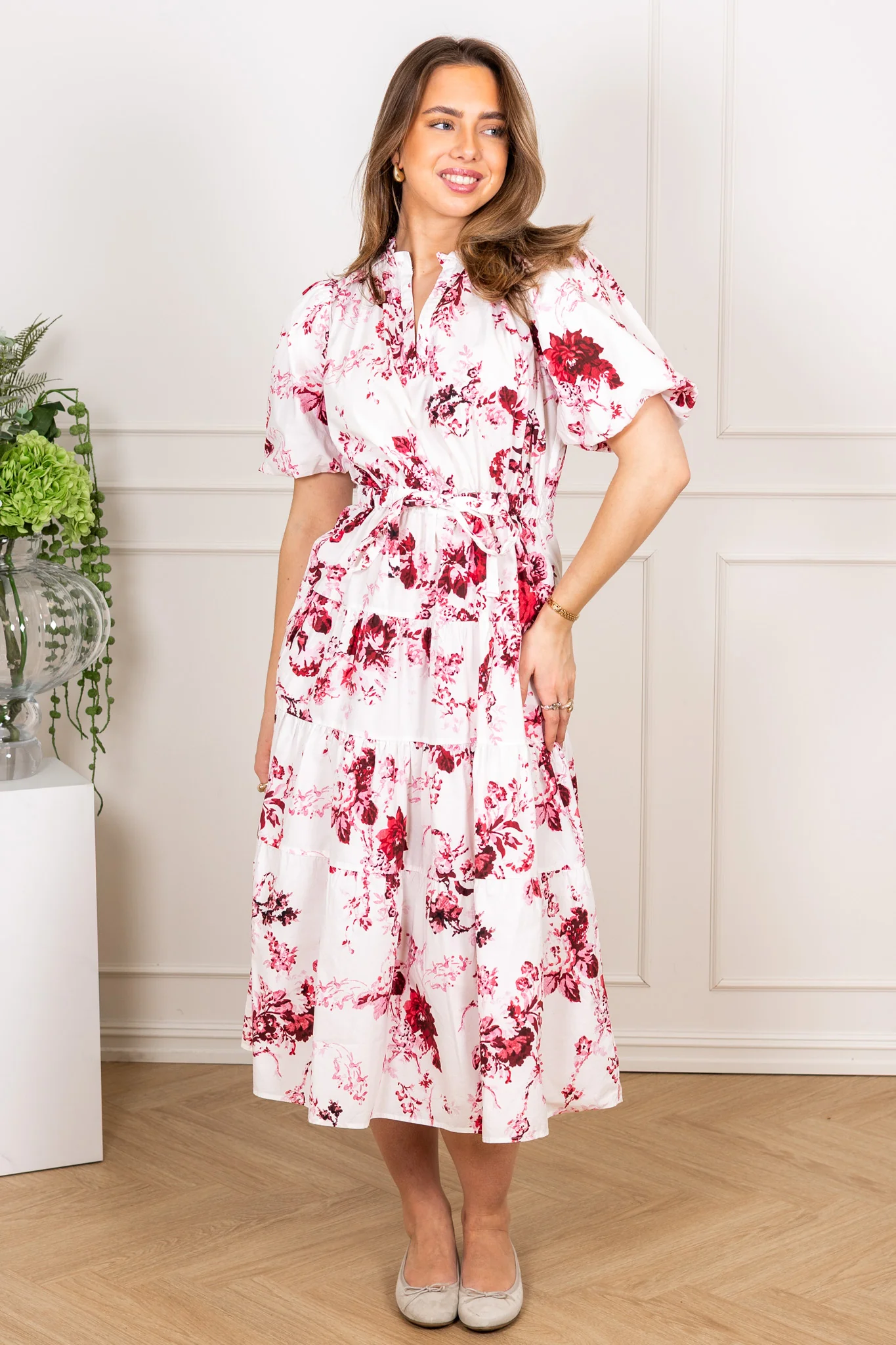 Lisboa Pia Dress Red