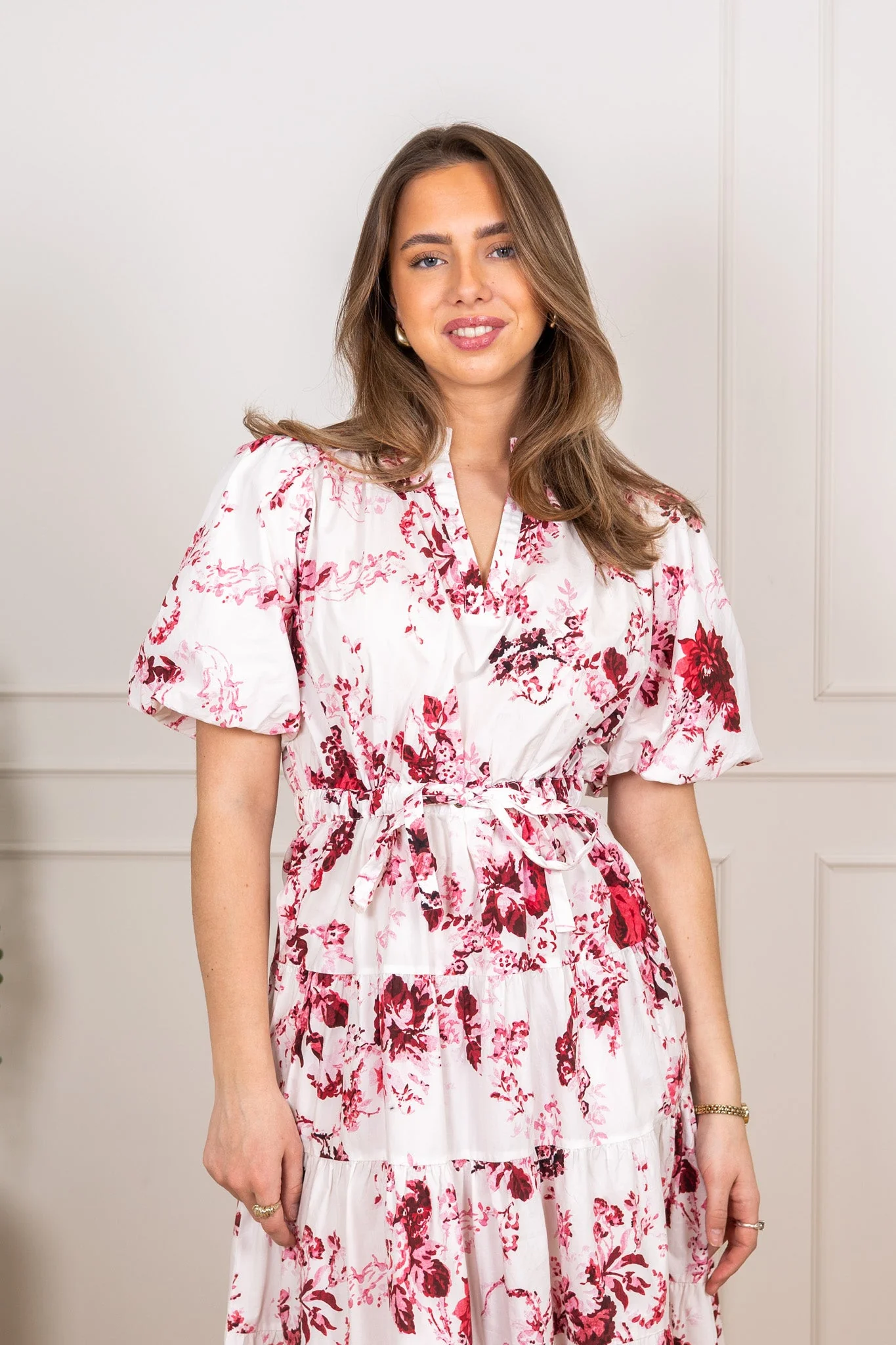 Lisboa Pia Dress Red - Image 3