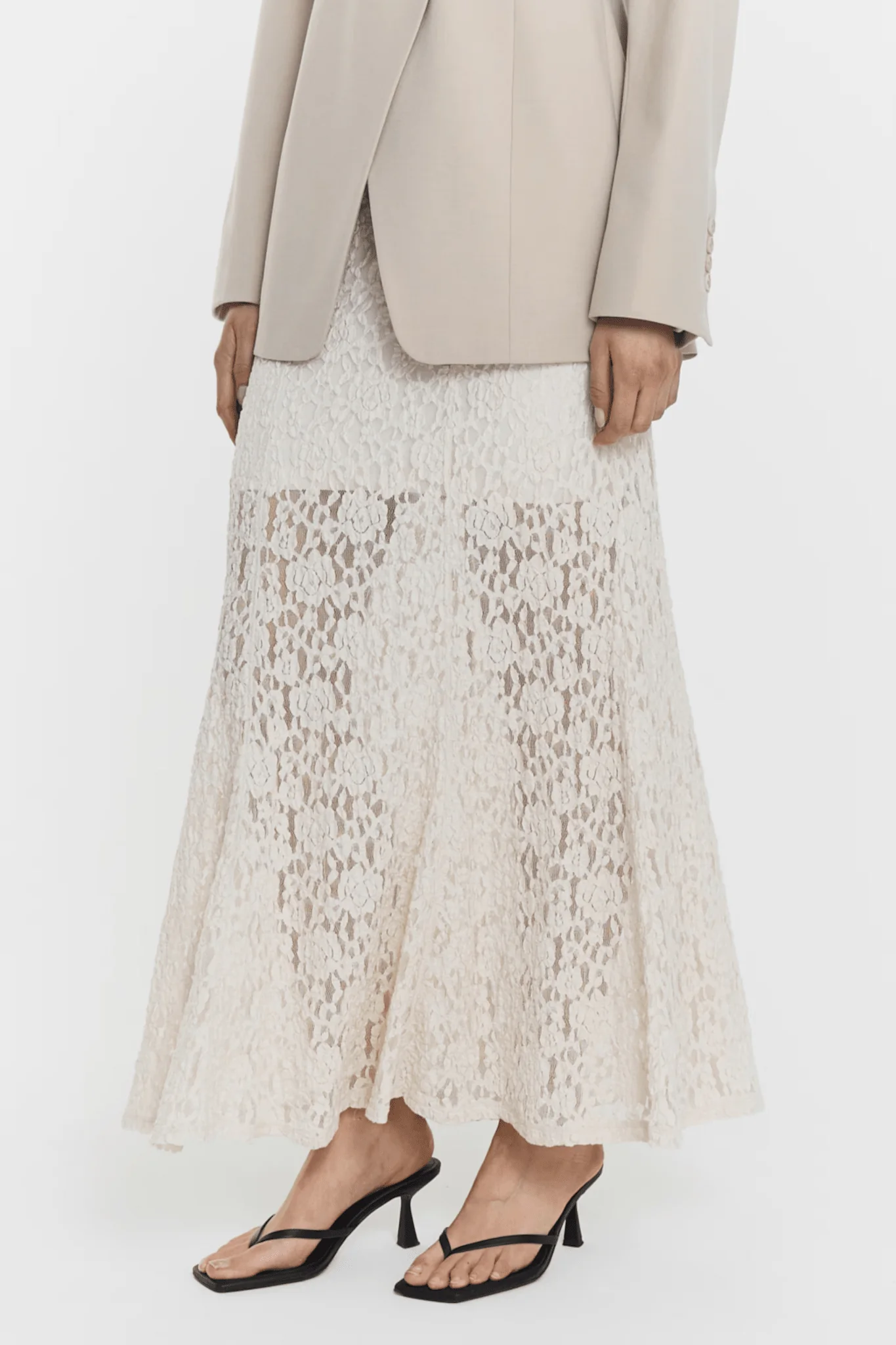 Akasha Lace Skirt Ivory - Image 3