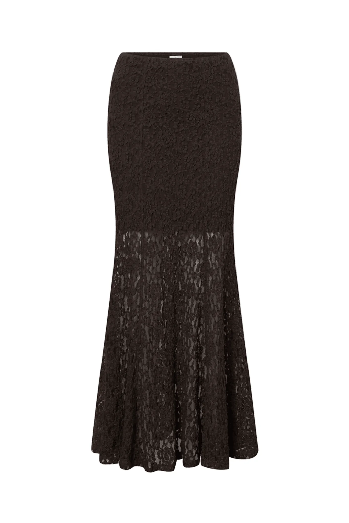 Akasha Lace Skirt Mocha Brown - Image 2