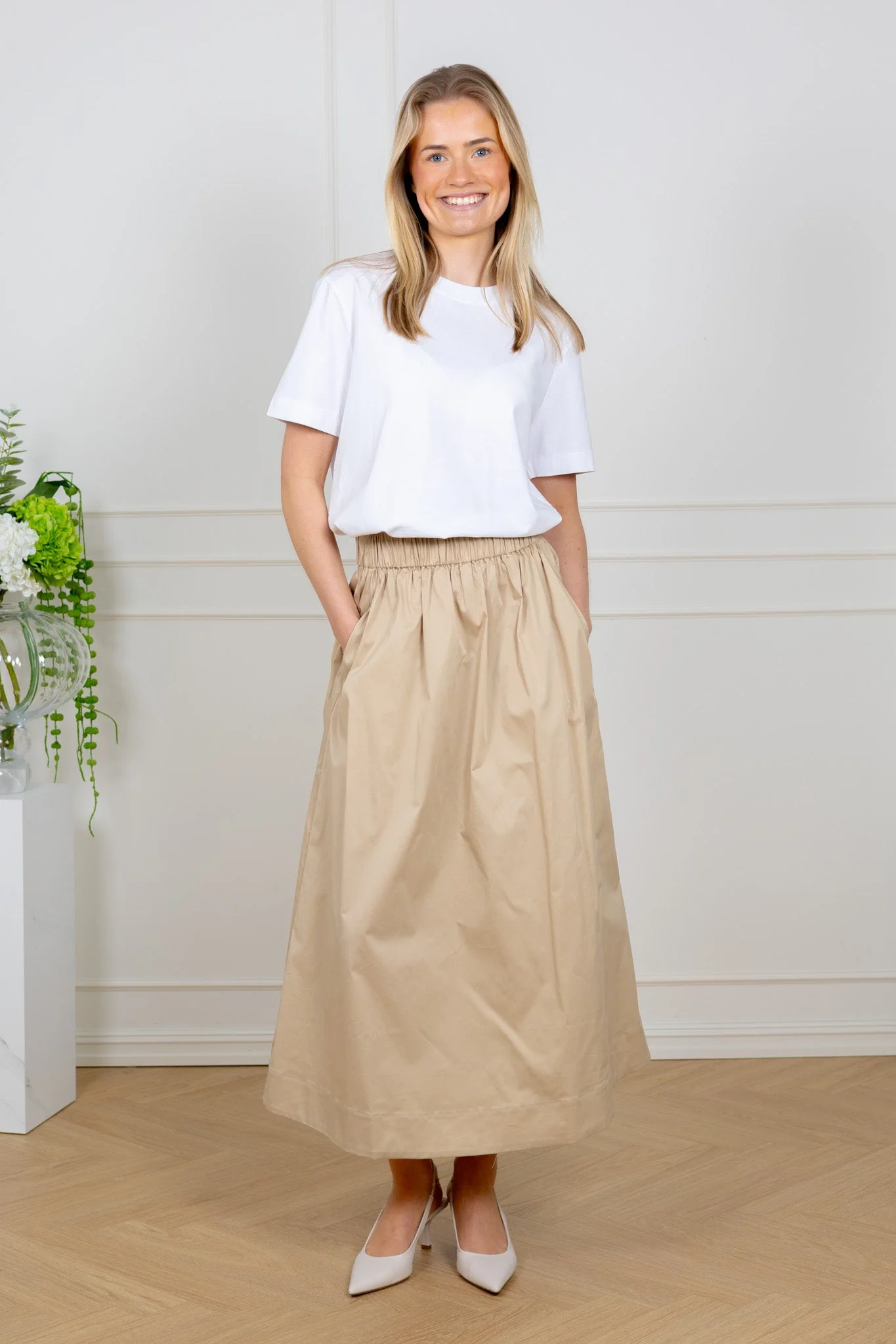 Freya Skirt Beige