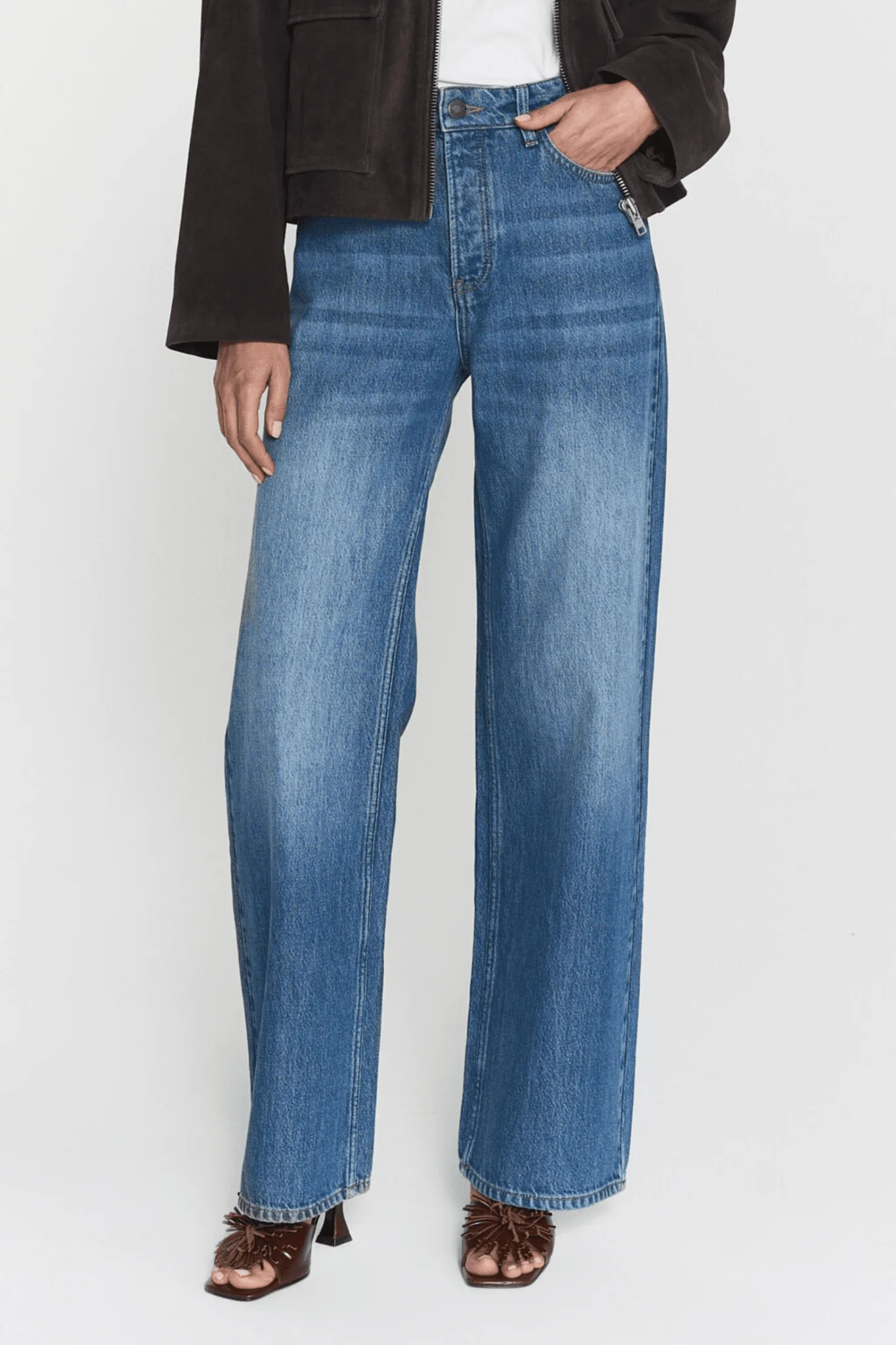 Tori Rigid Jeans Dk Blue Wash