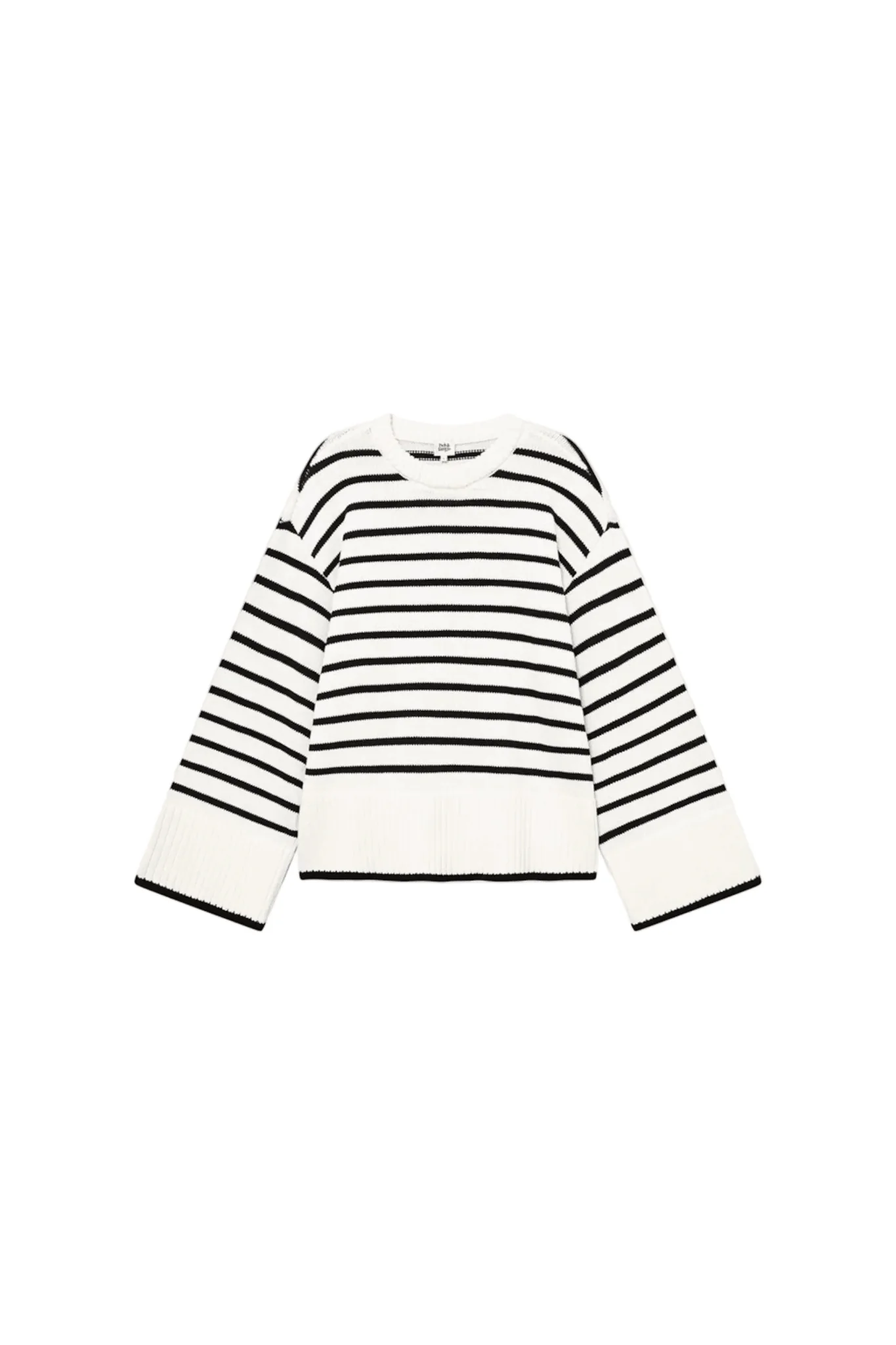 Adoni Knitted Sweater Black Stripe - Image 2