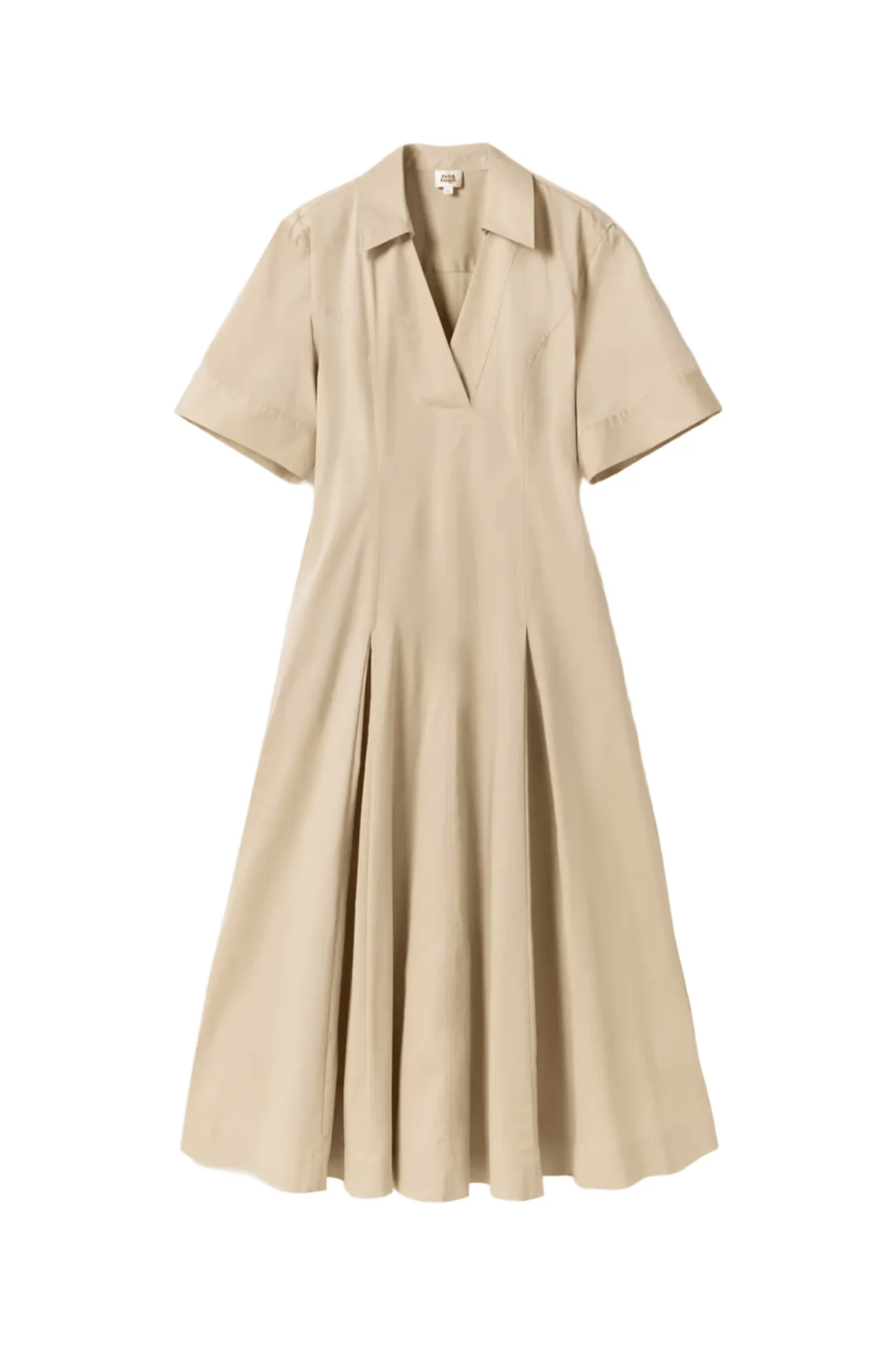 Lou Dress Beige - Image 2
