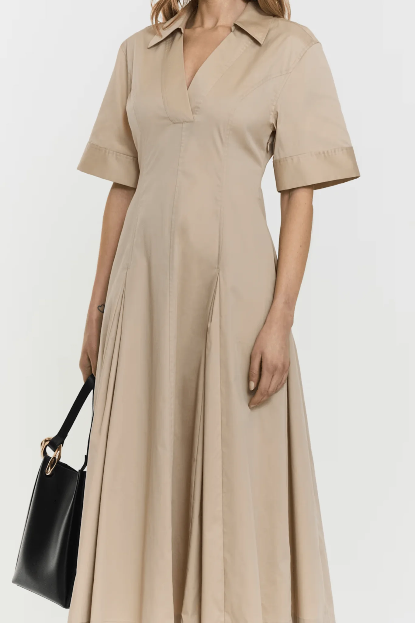 Lou Dress Beige - Image 5