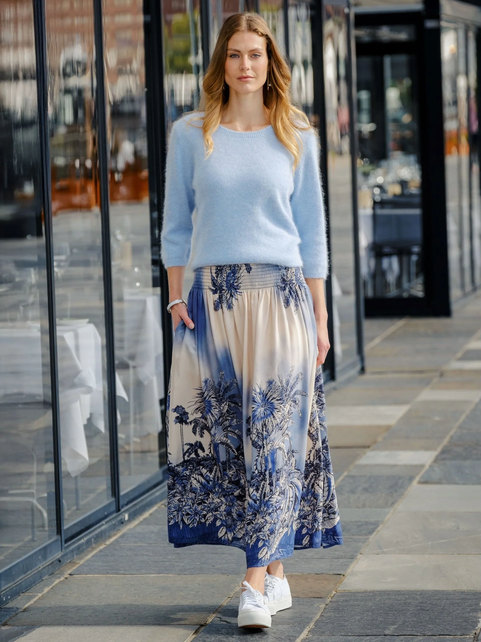 Honolulu Skirt Shaded Blue - Image 2