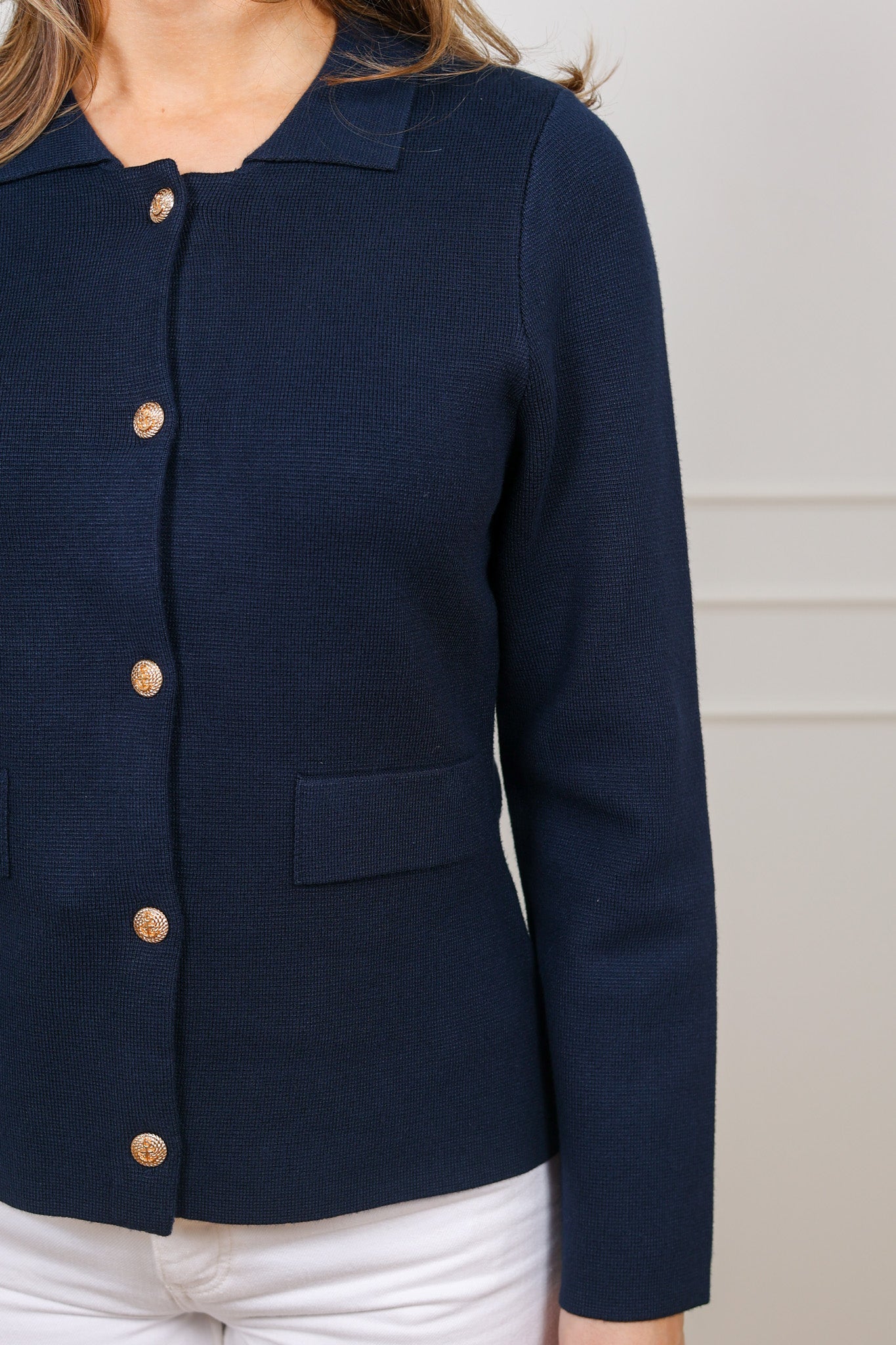 Onassis Cardigan Navy - Image 5