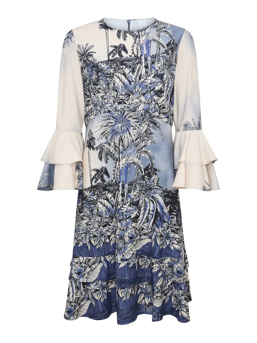Ahloa Dress Shaded Blue