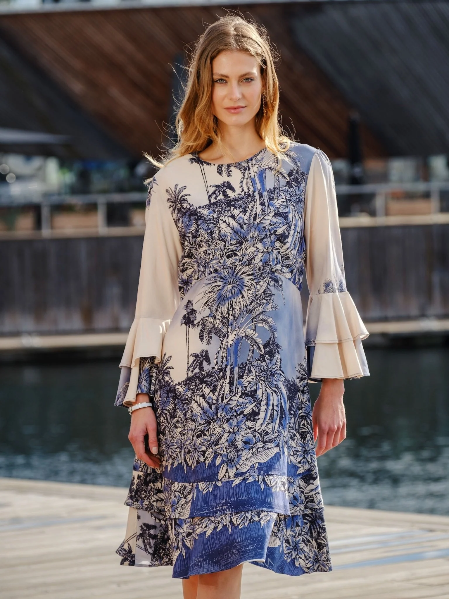 Ahloa Dress Shaded Blue - Image 2