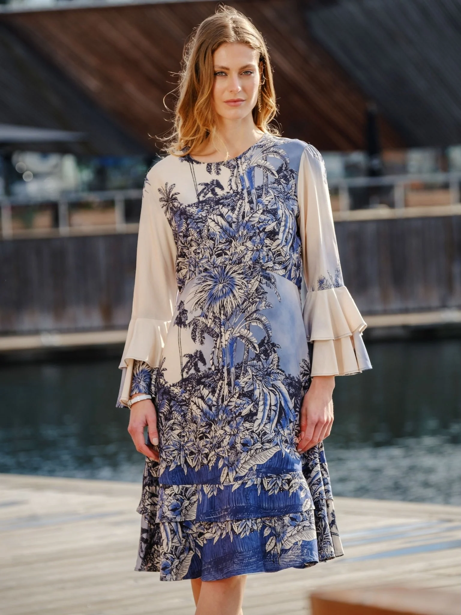 Ahloa Dress Shaded Blue - Image 3