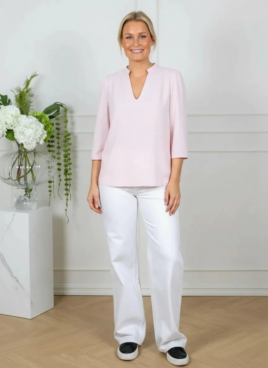 Maisie Blouse Pale Rose - Image 2