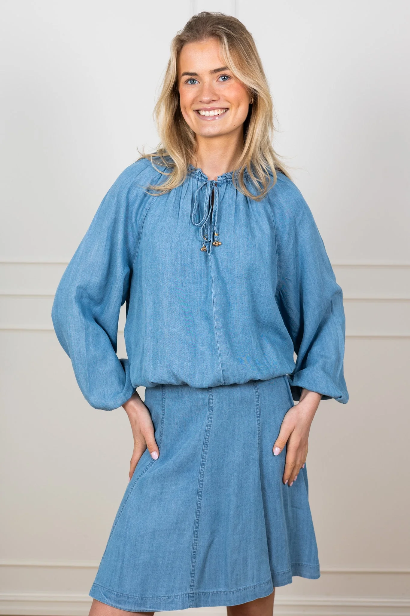 Hope Blouse Navy - Image 4