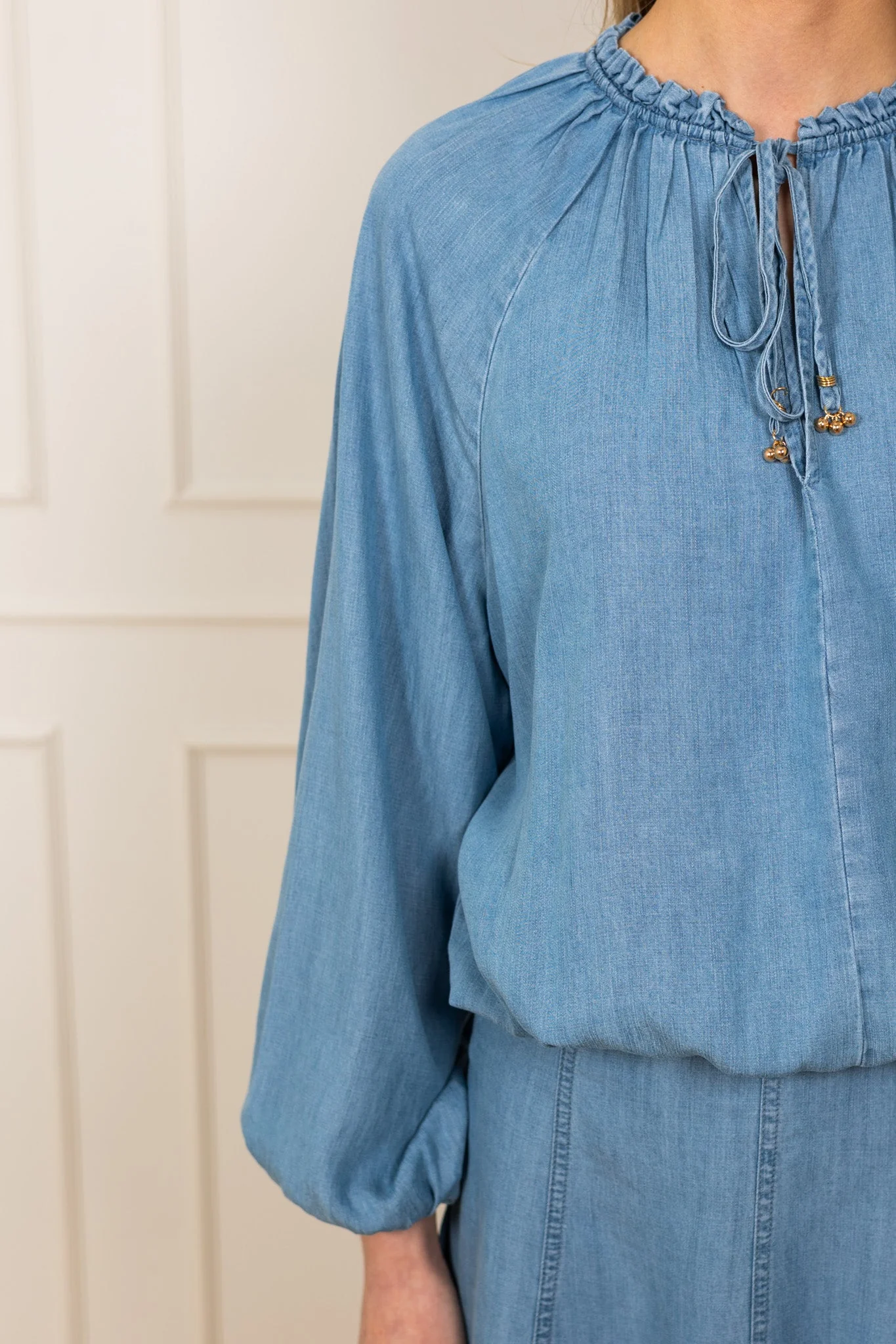 Hope Blouse Navy - Image 8