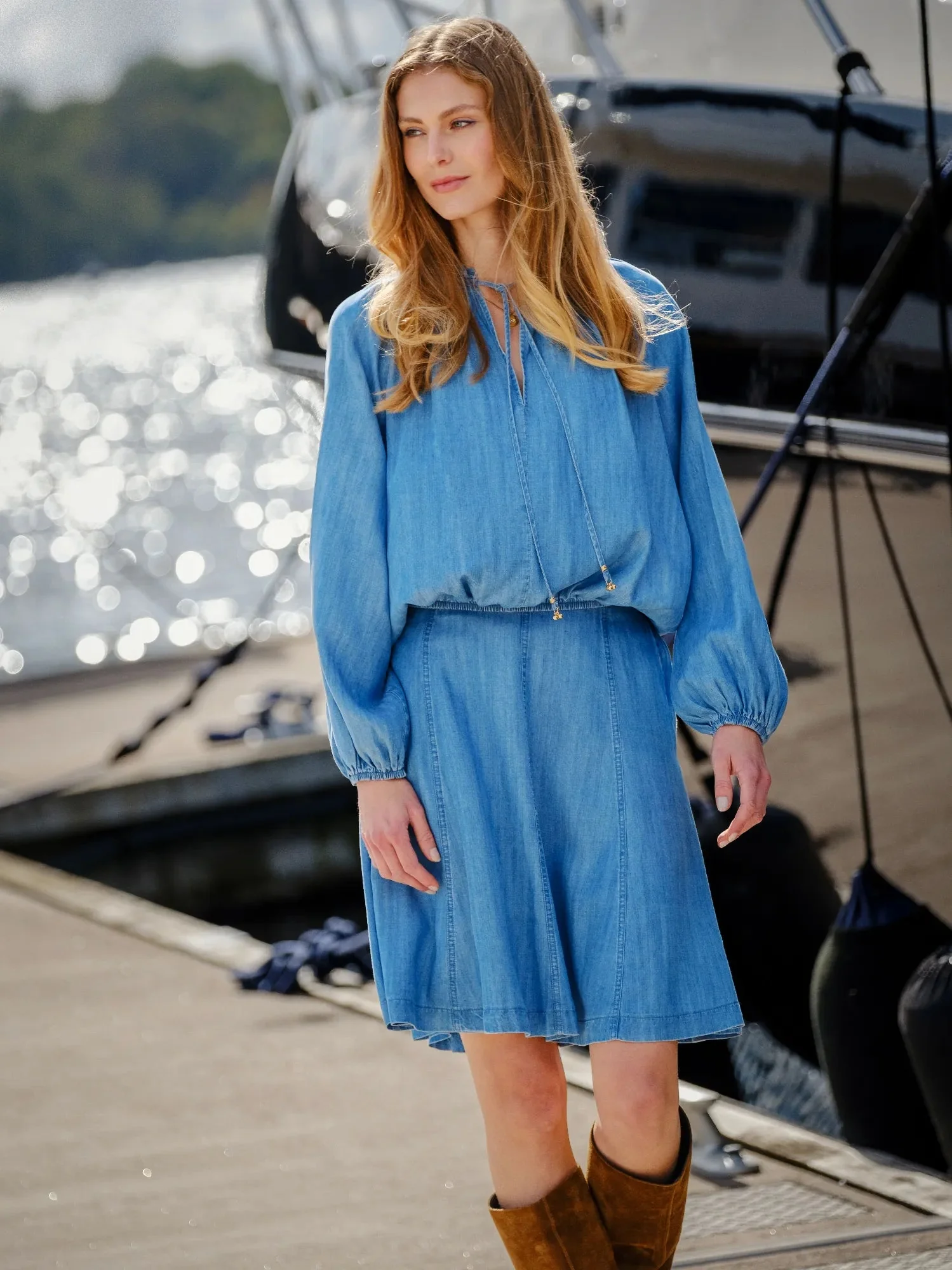 Hope Blouse Navy - Image 9
