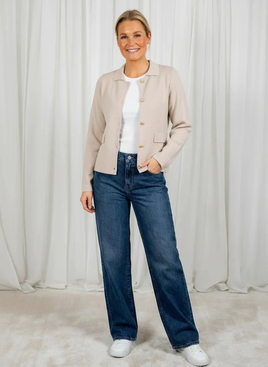 Onassis Cardigan Sand - Image 3