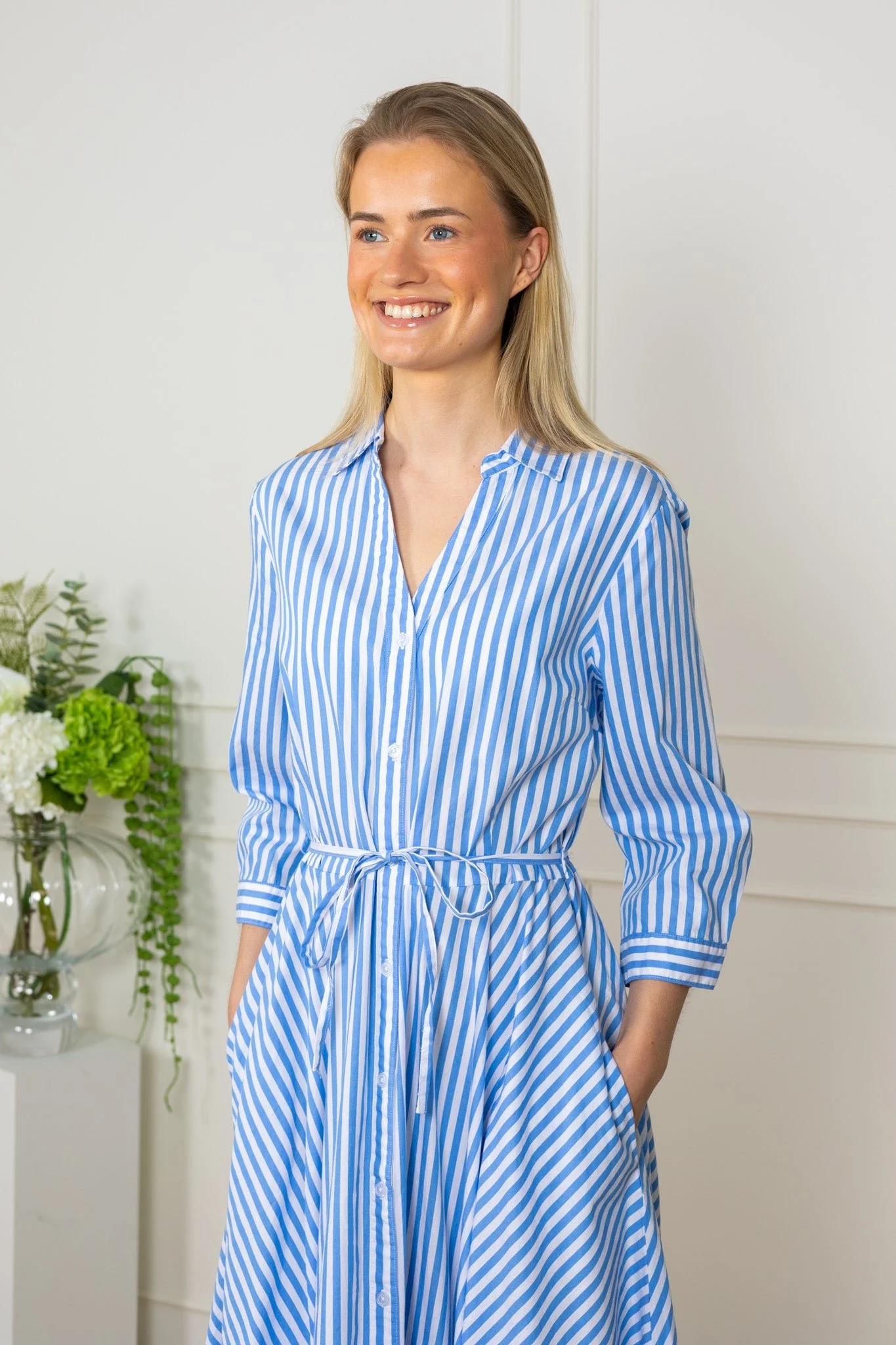 Isabelle Dress Blue - Image 5