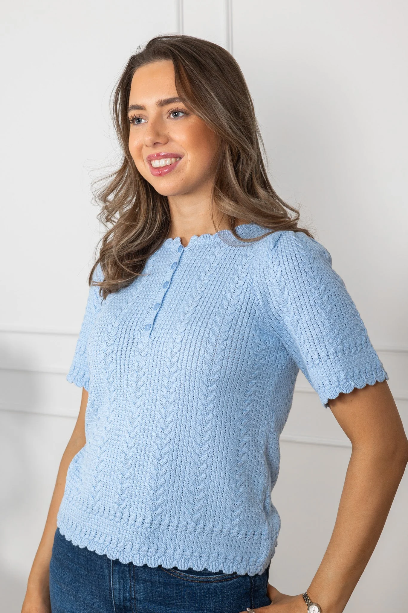Esmeralda Pullover Light Blue - Image 5