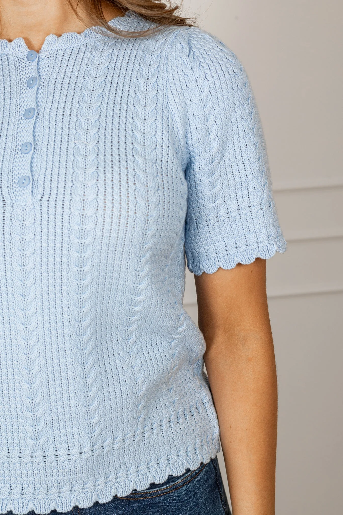 Esmeralda Pullover Light Blue - Image 6