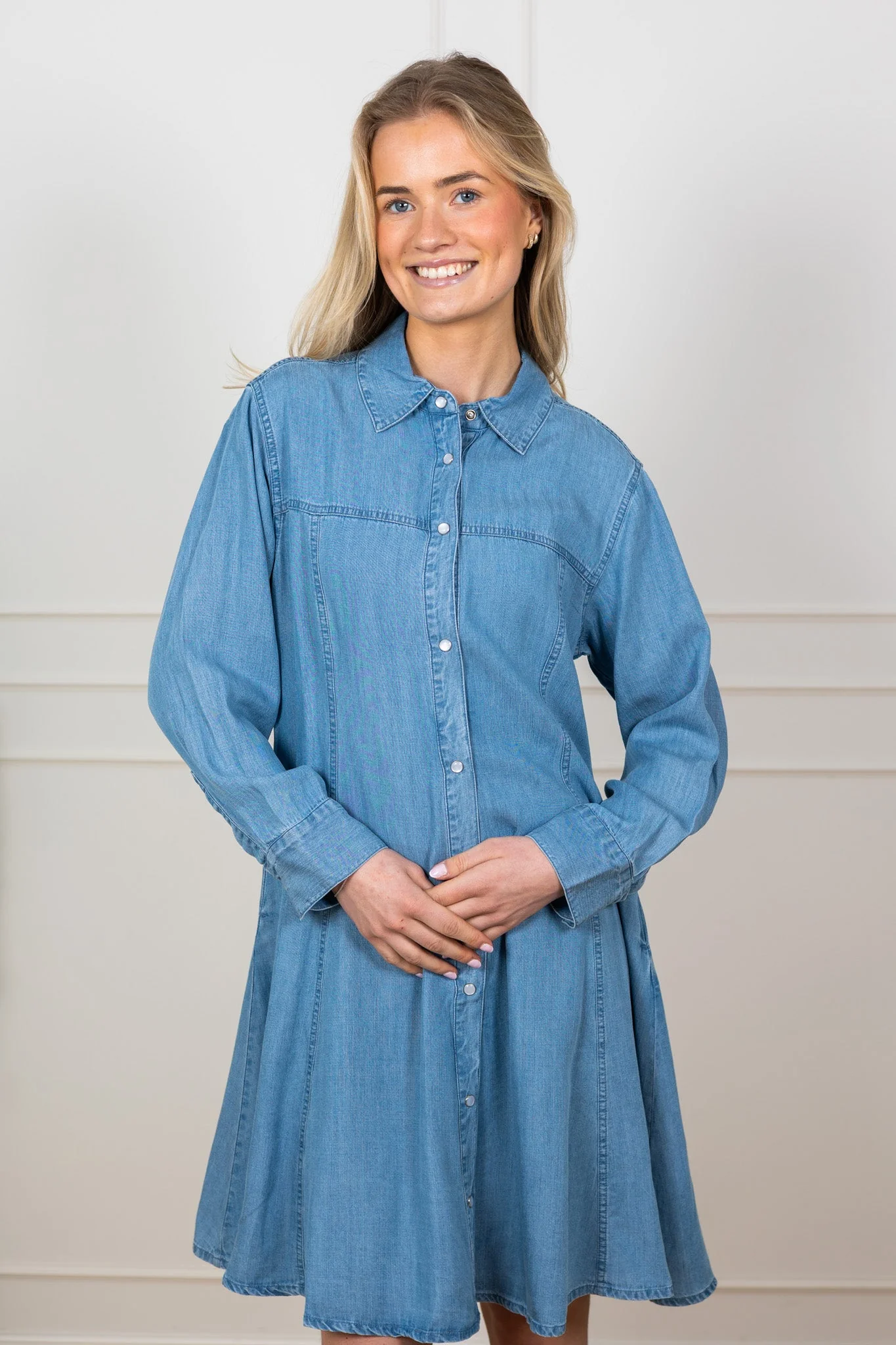 Joanna Dress Navy - Image 5