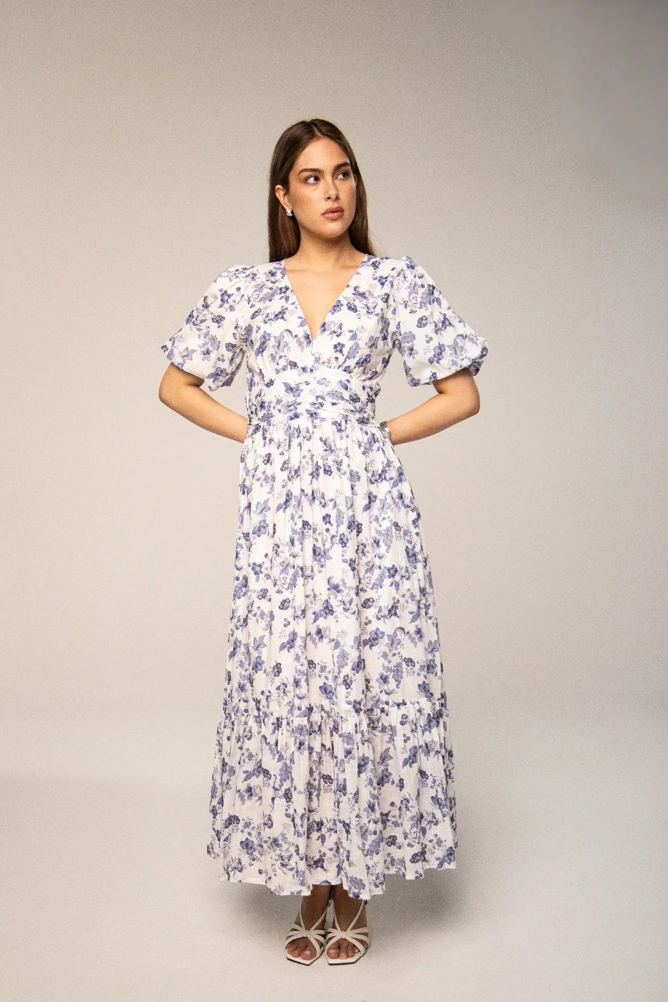 Leonora Dress Porcelain Blue - Image 9