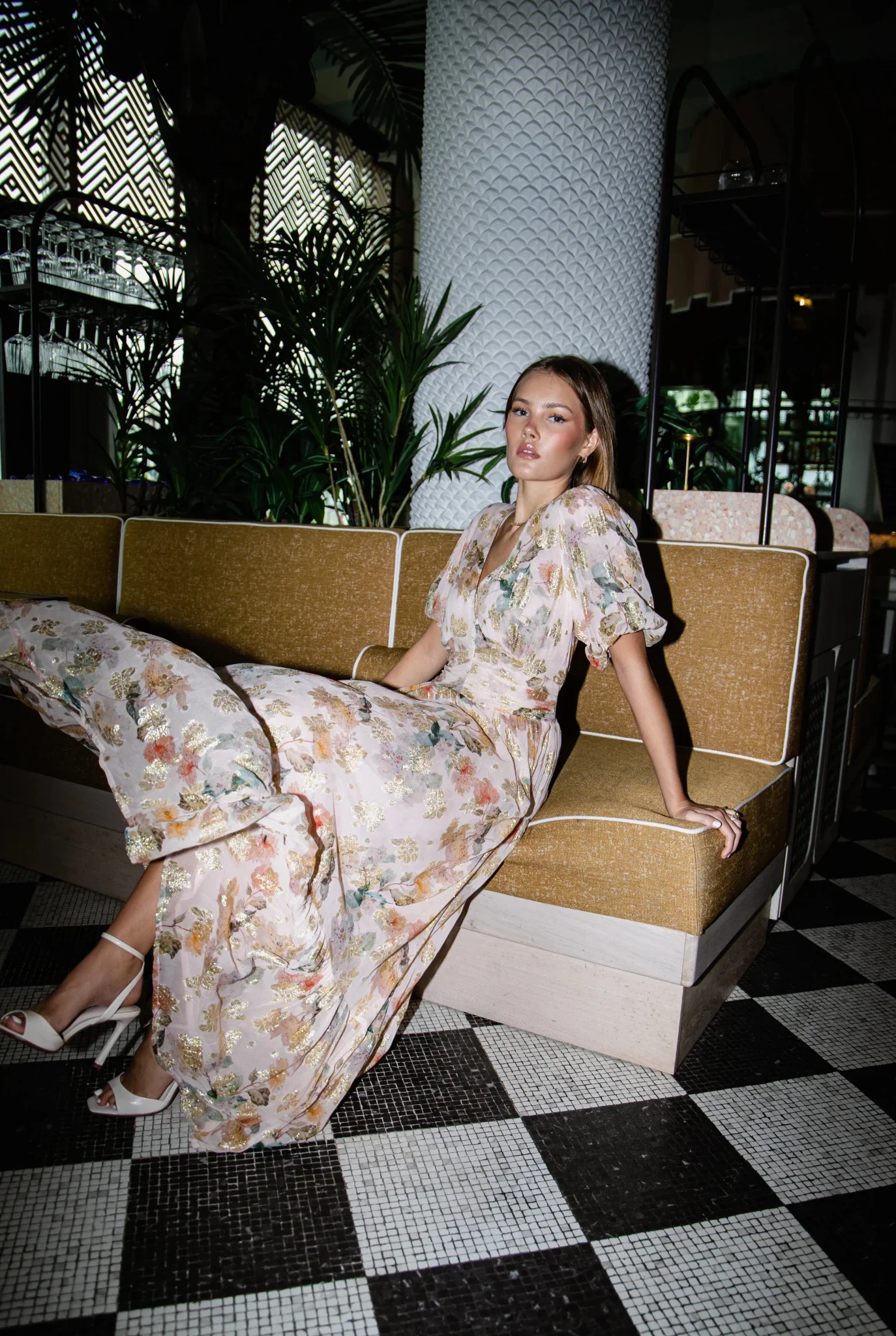 Leonora Dress Shimmering Garden - Image 6