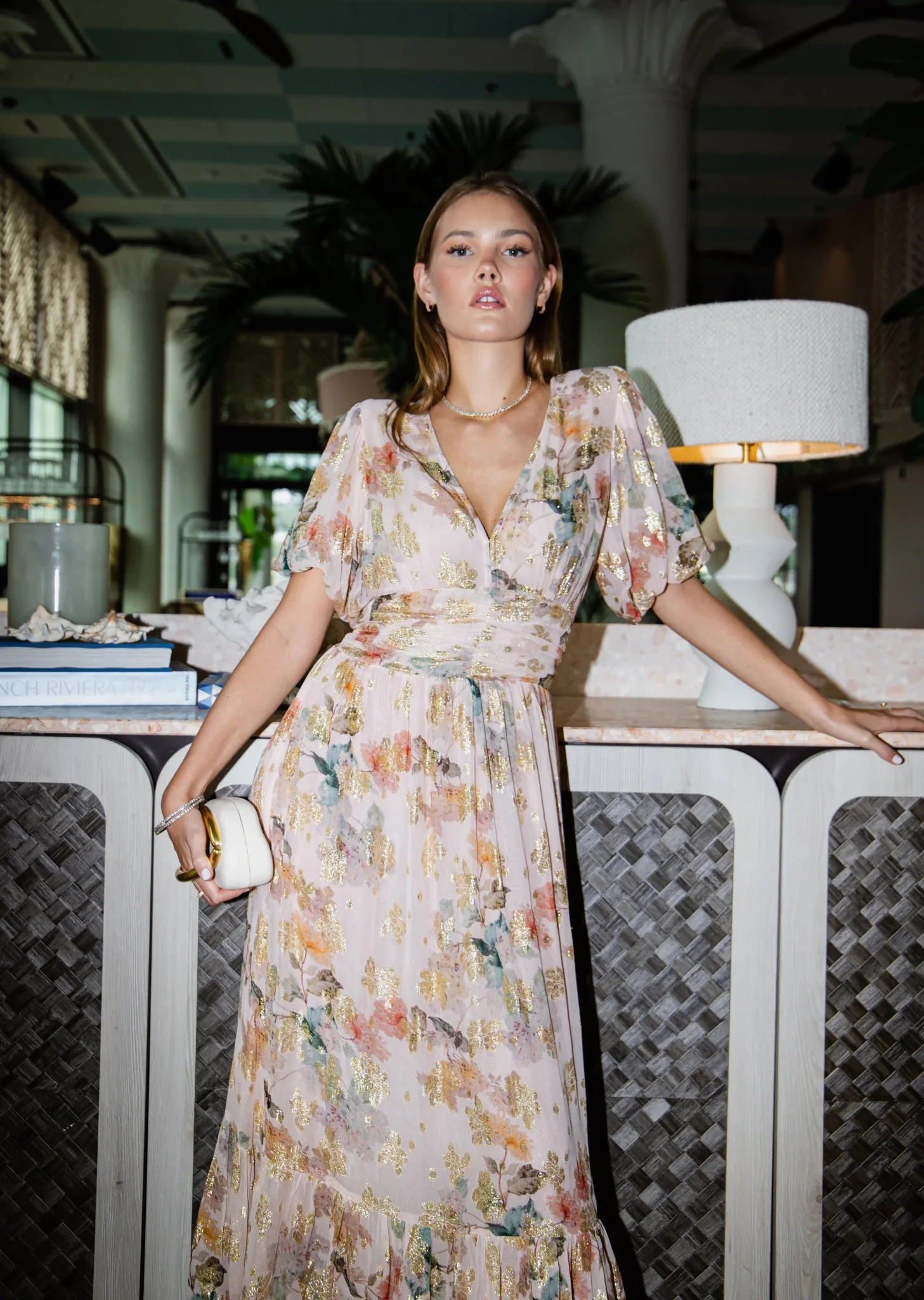 Leonora Dress Shimmering Garden - Image 7