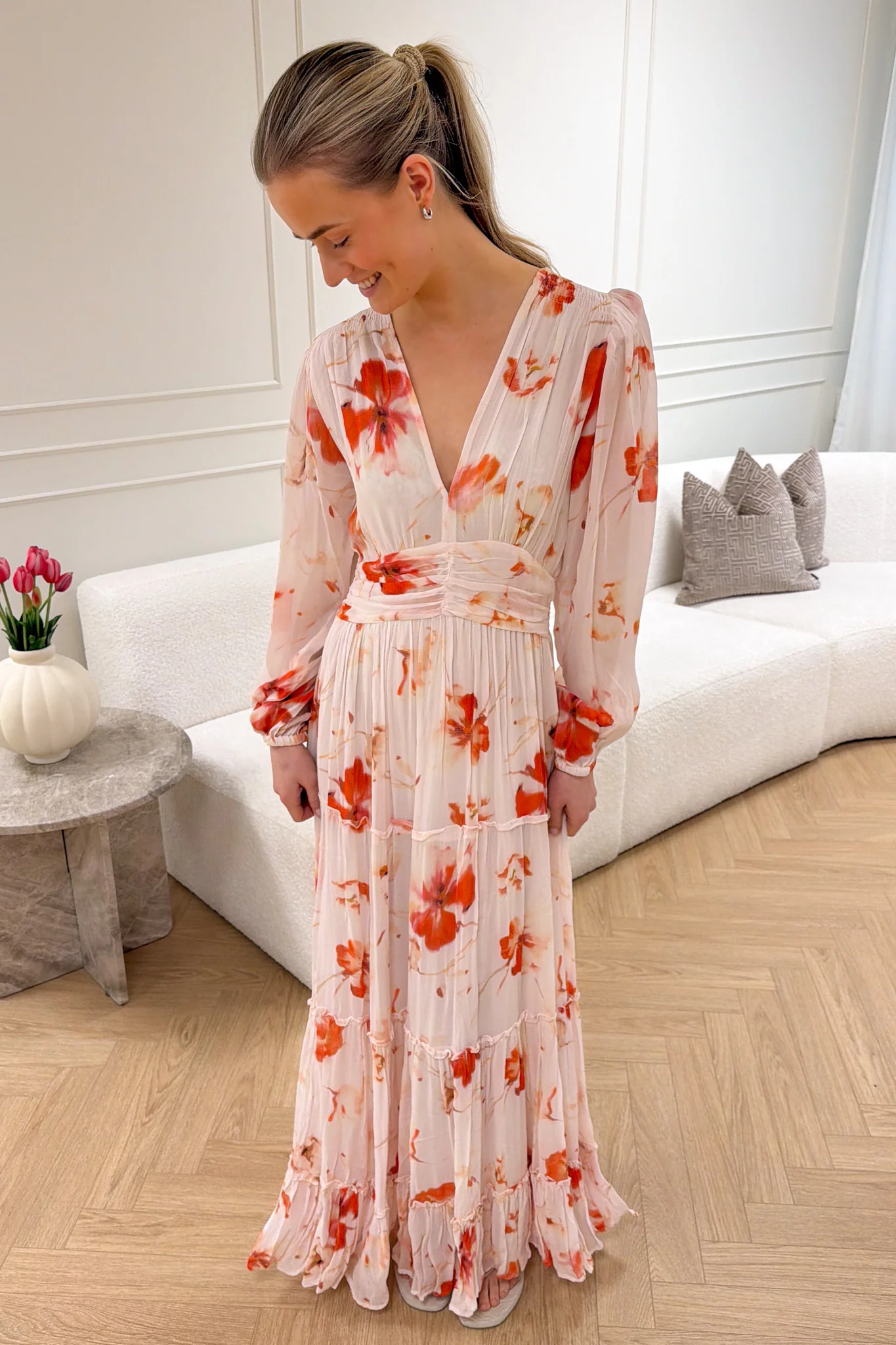 Noor Maxi Dress Rose Bloom - Image 5