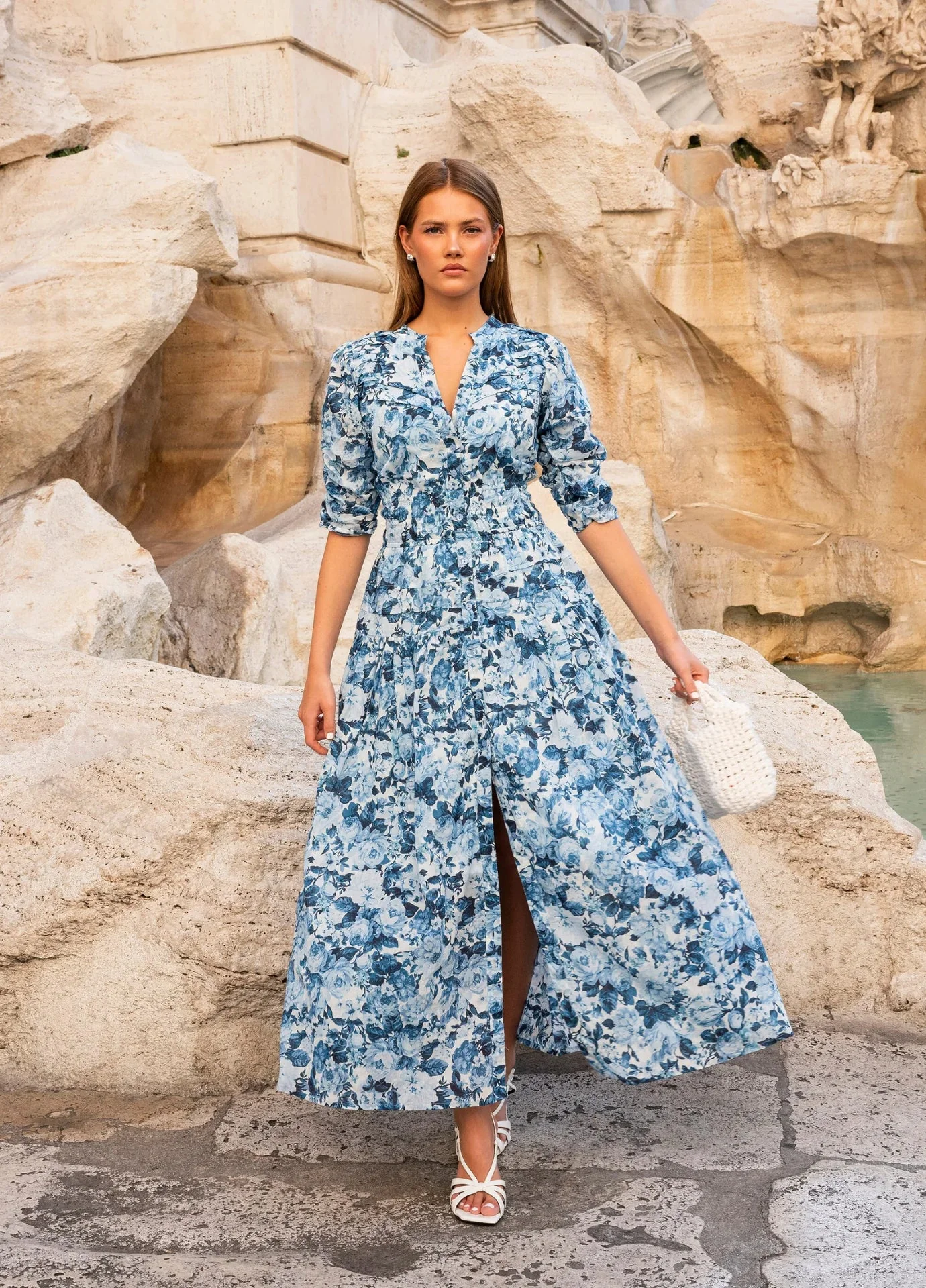 Fabienne Dress Bleu De France - Image 5