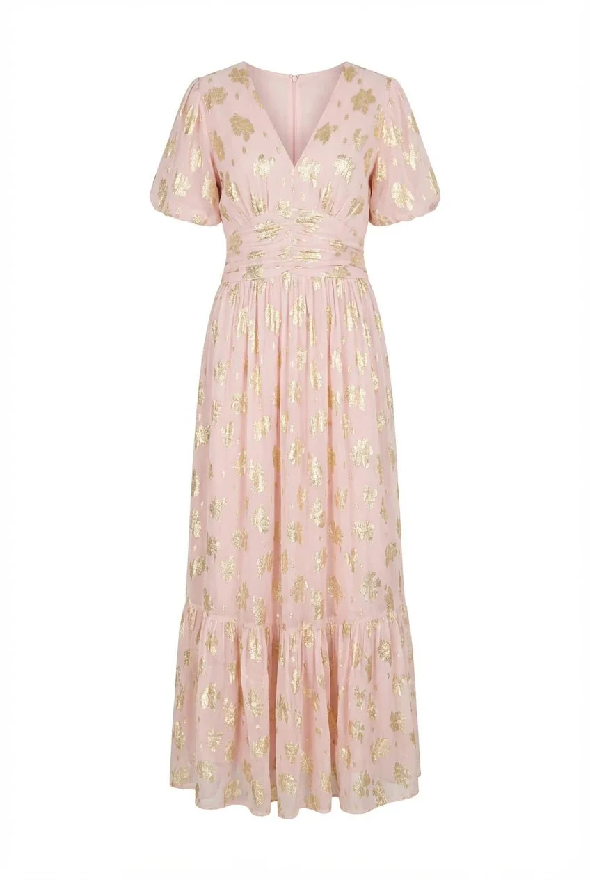 Leonora Dress Blushing Bride - Image 2