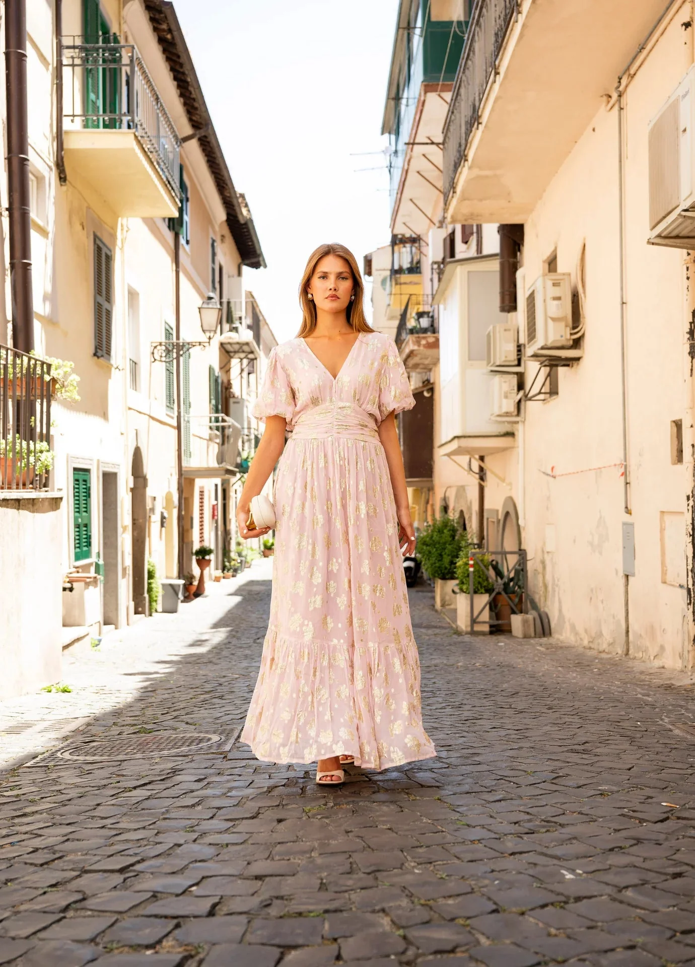 Leonora Dress Blushing Bride - Image 3