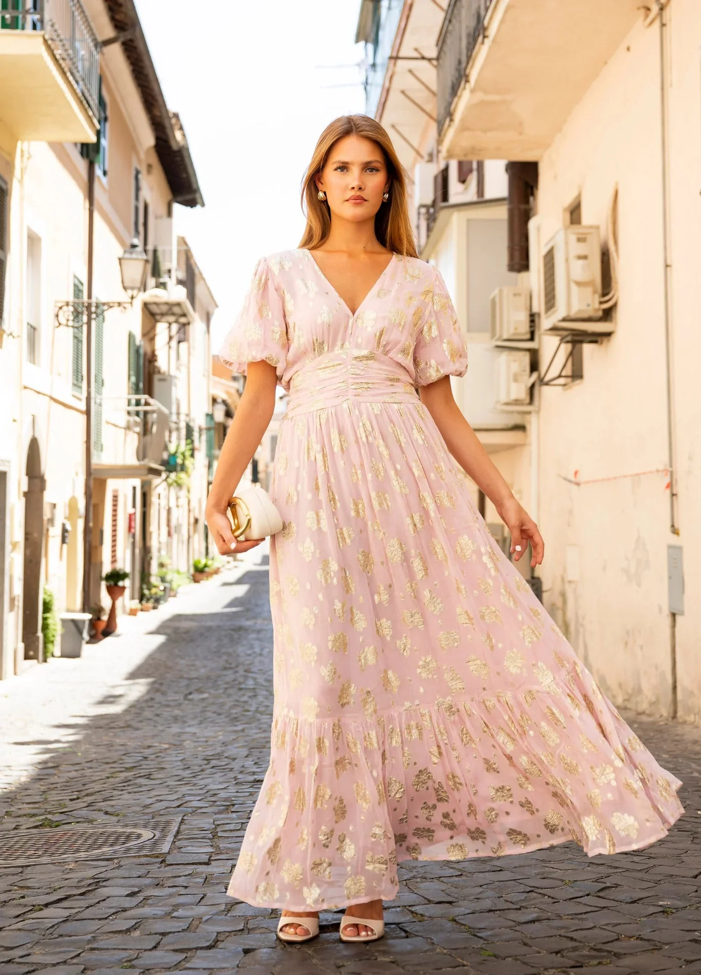 Leonora Dress Blushing Bride - Image 4