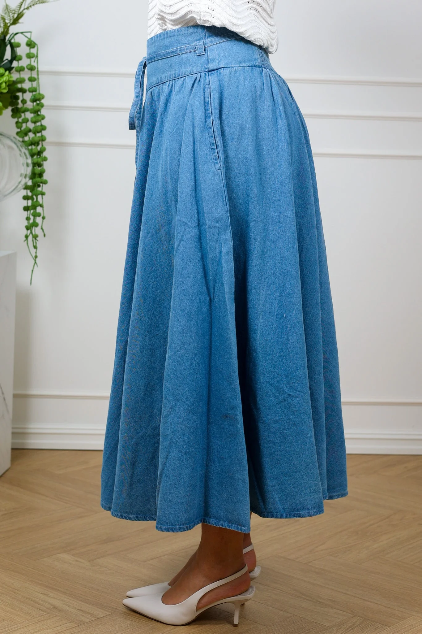Astrid Skirt Summer Denim - Image 4