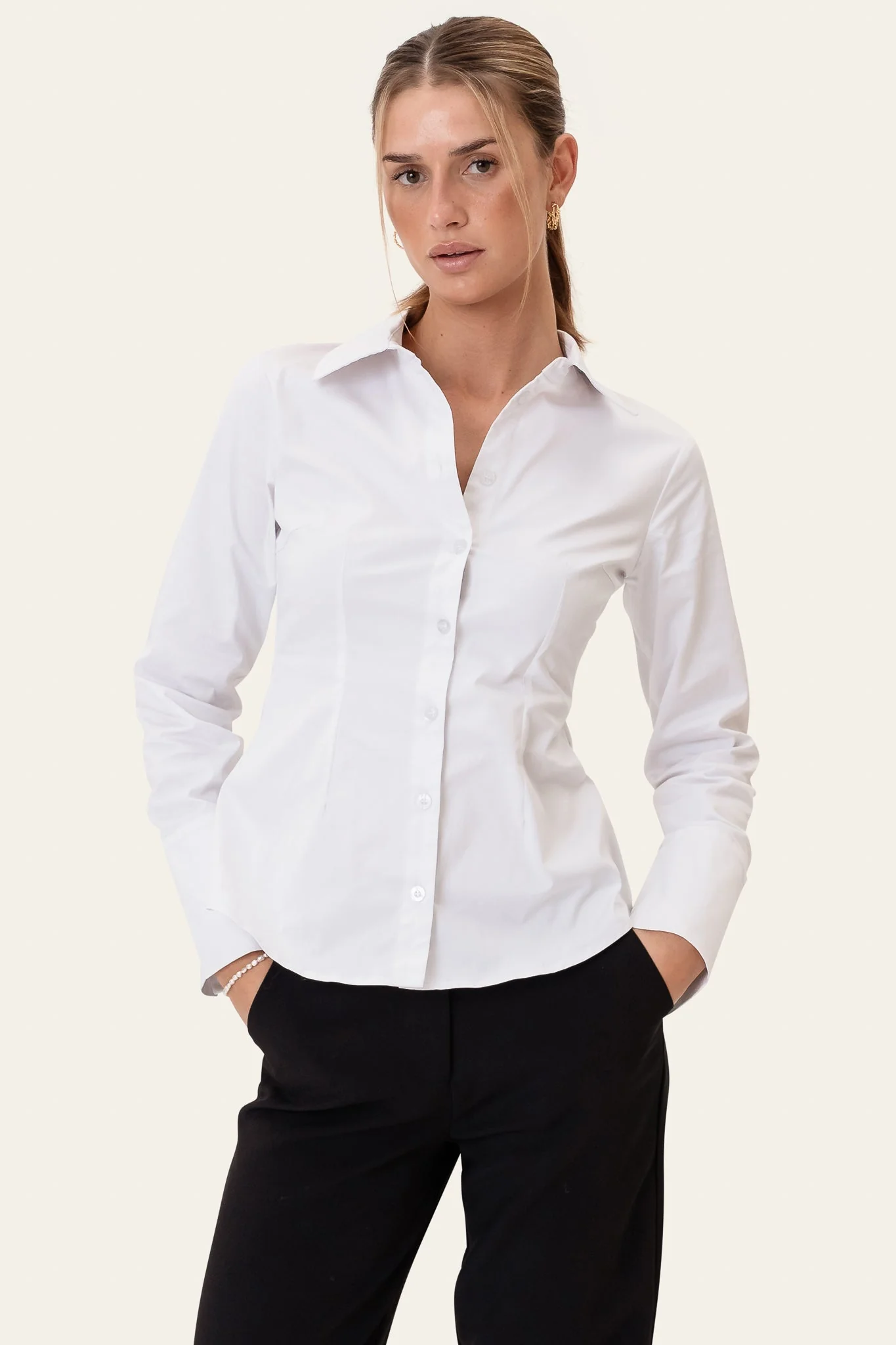 Silje Shirt White - Image 6