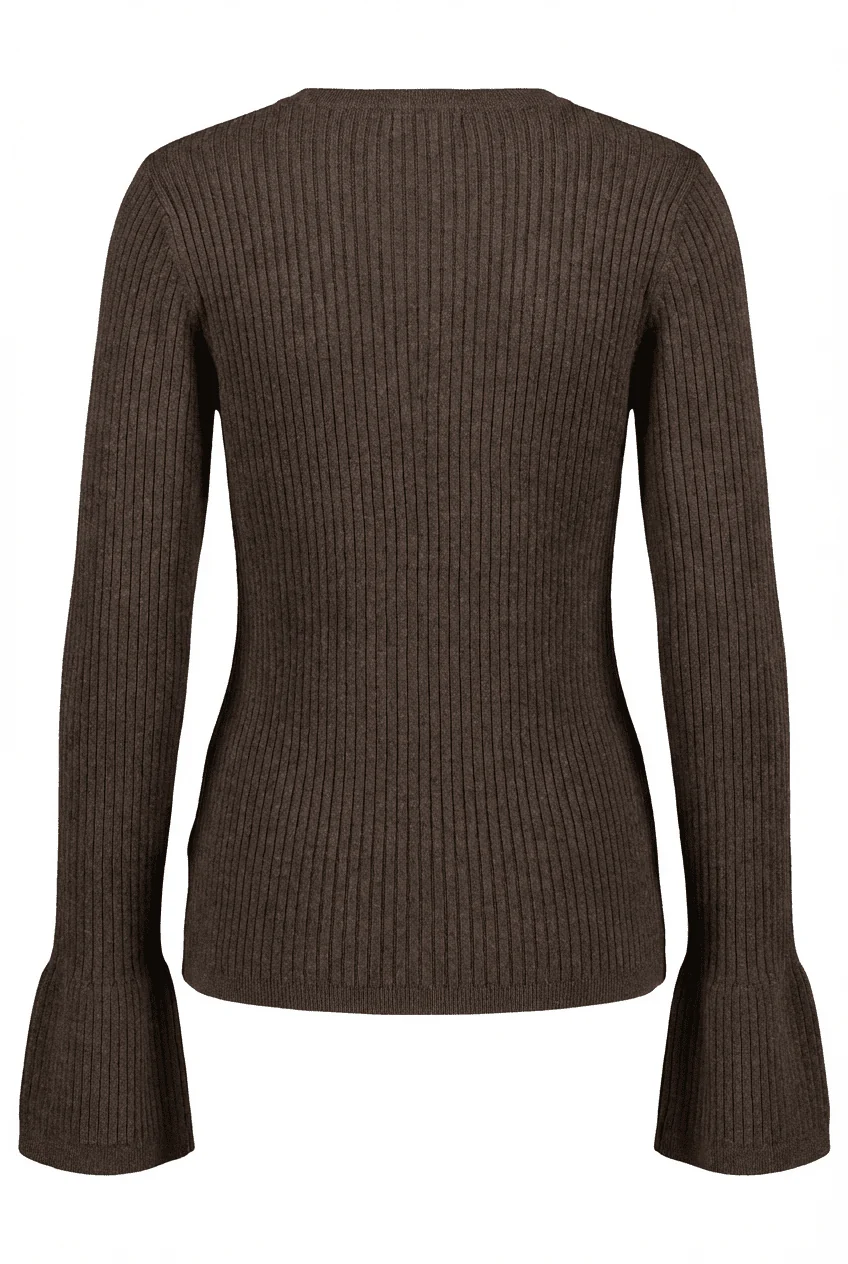 Elma Cardigan Dark Brown - Image 11