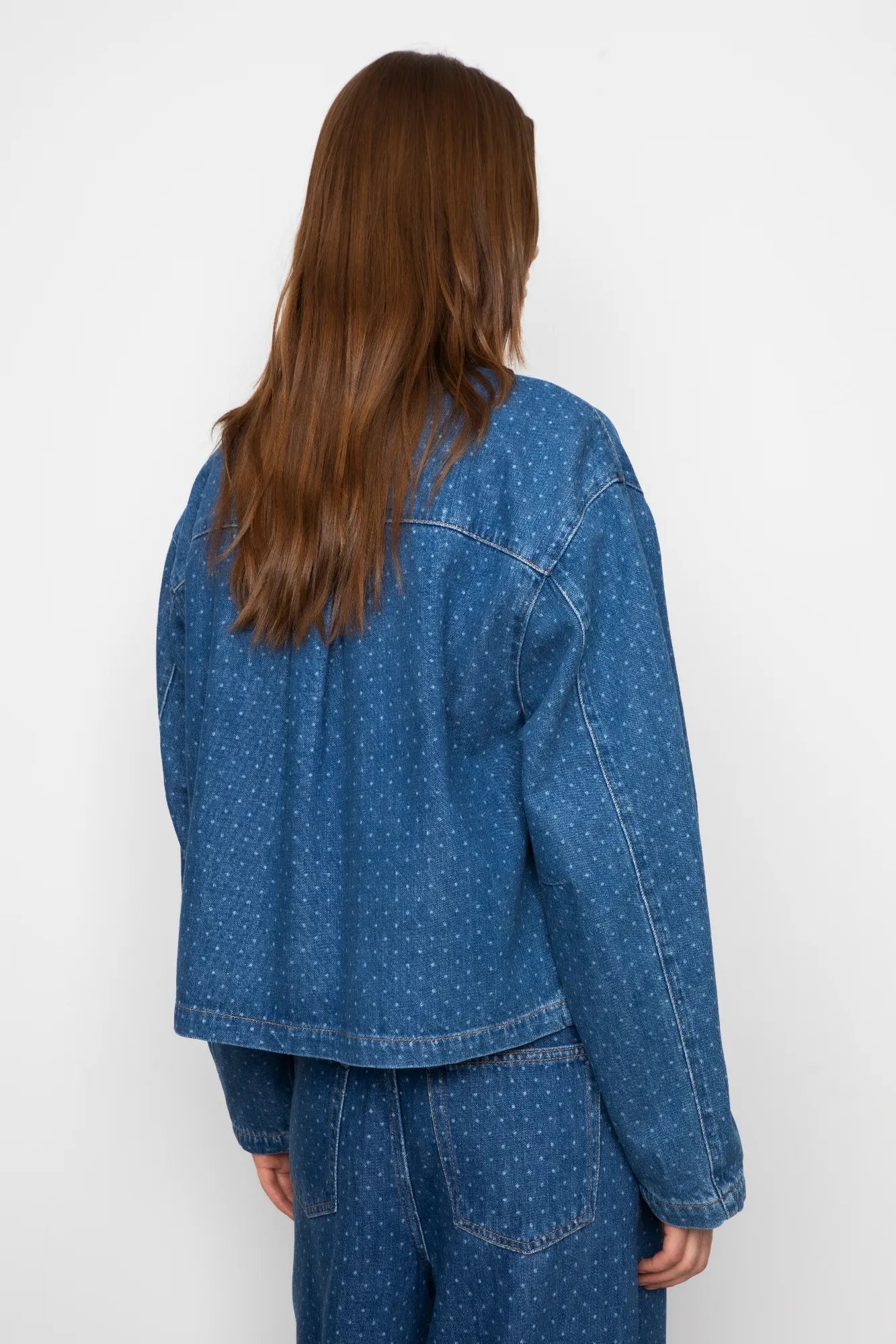Marley Shirt Mid Blue Dot - Image 5