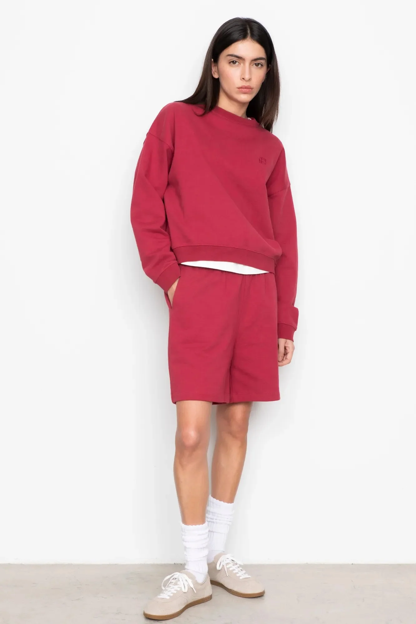 Maggy Sweatshorts Berry - Image 3