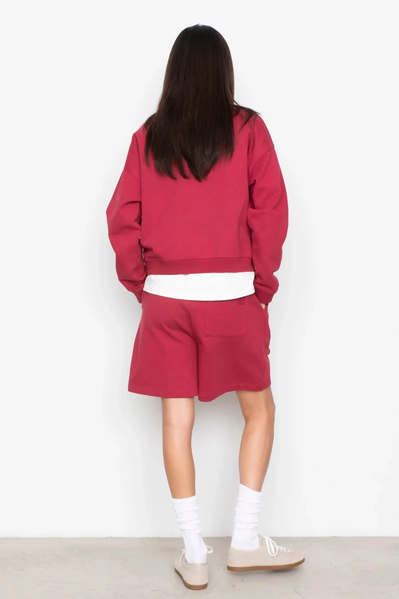 Maggy Sweatshorts Berry - Image 4
