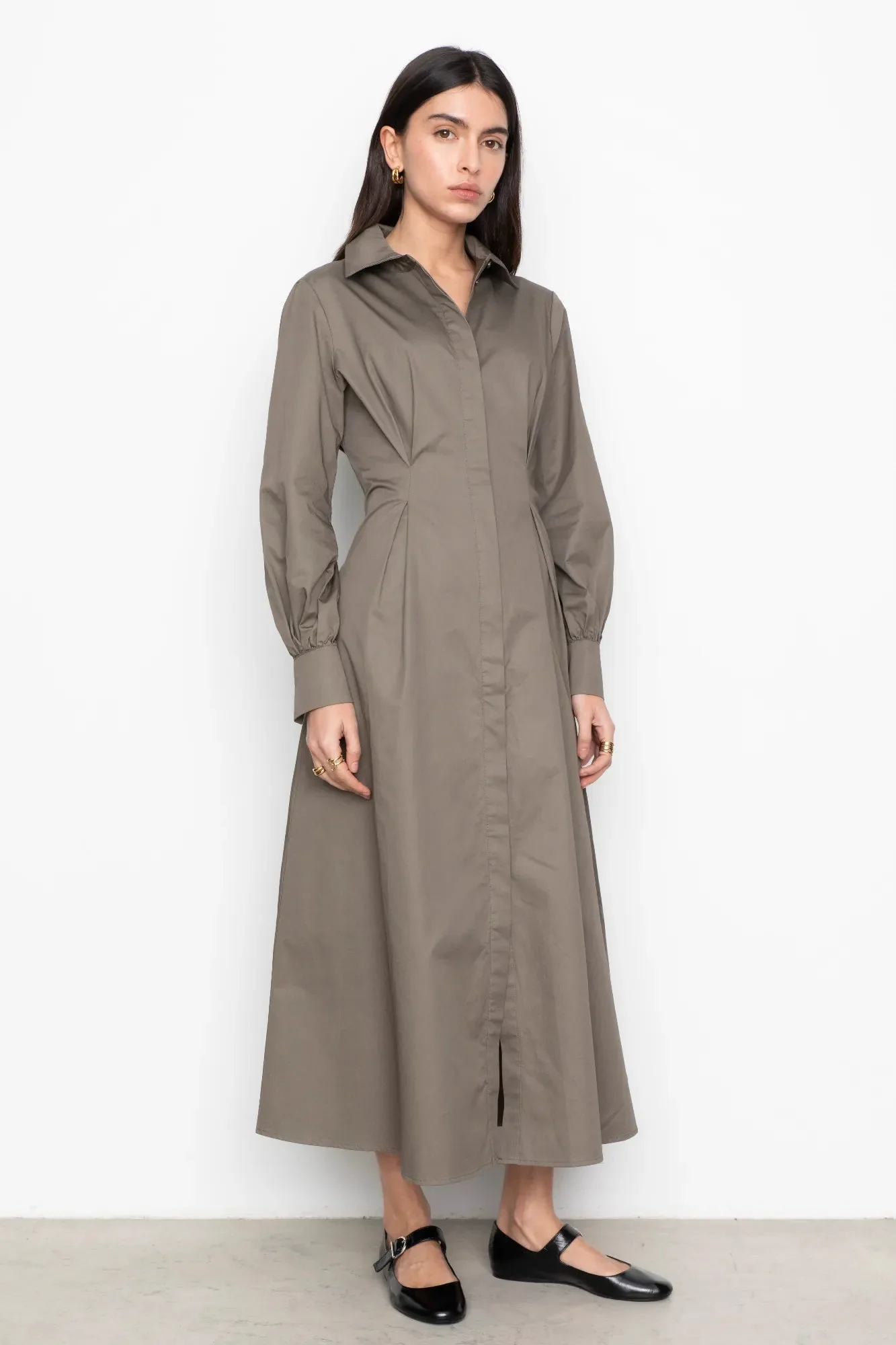 Leandra Dress Army - Image 2