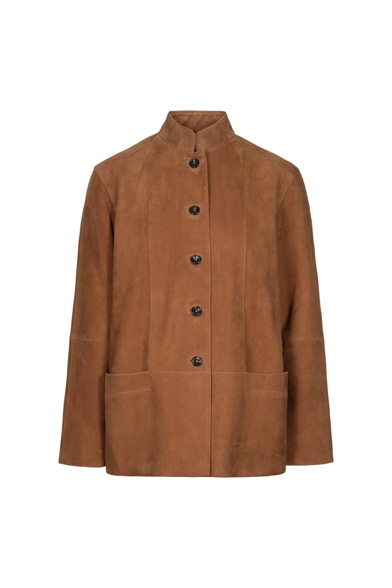 Lauren Leather Jacket Camel Suede - Image 2
