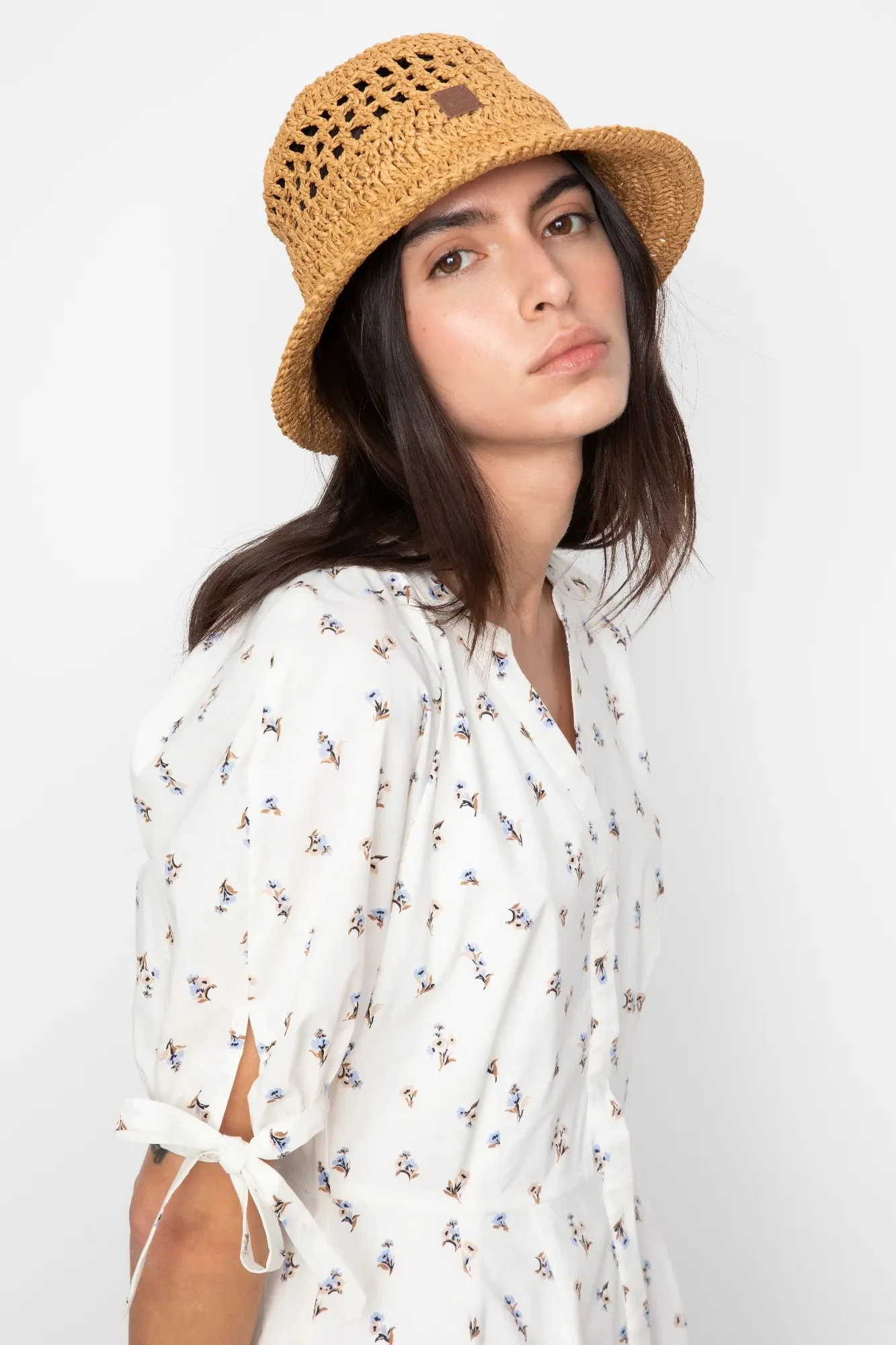 Lia Dress White Anemone Print - Image 14