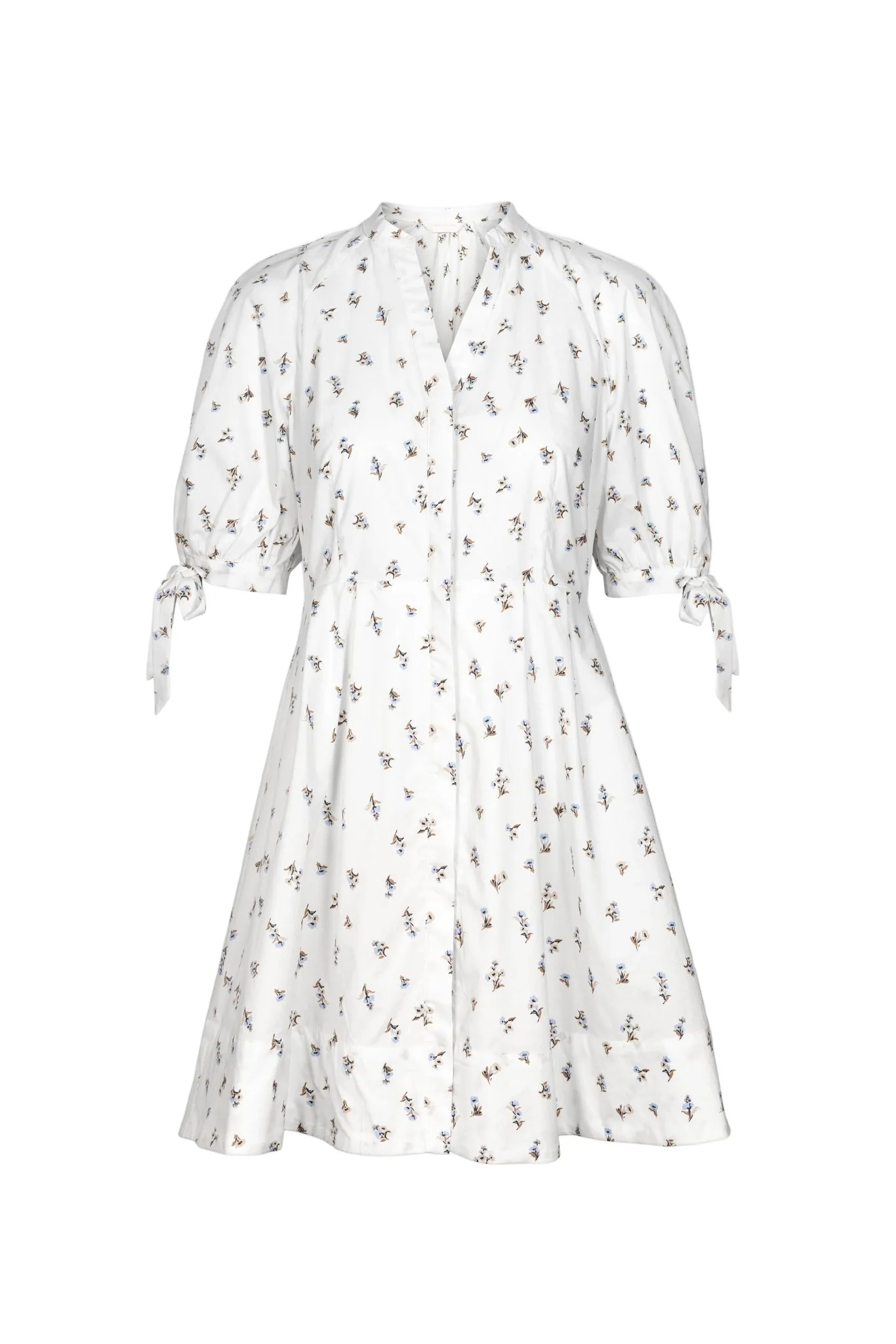 Lia Dress White Anemone Print - Image 2