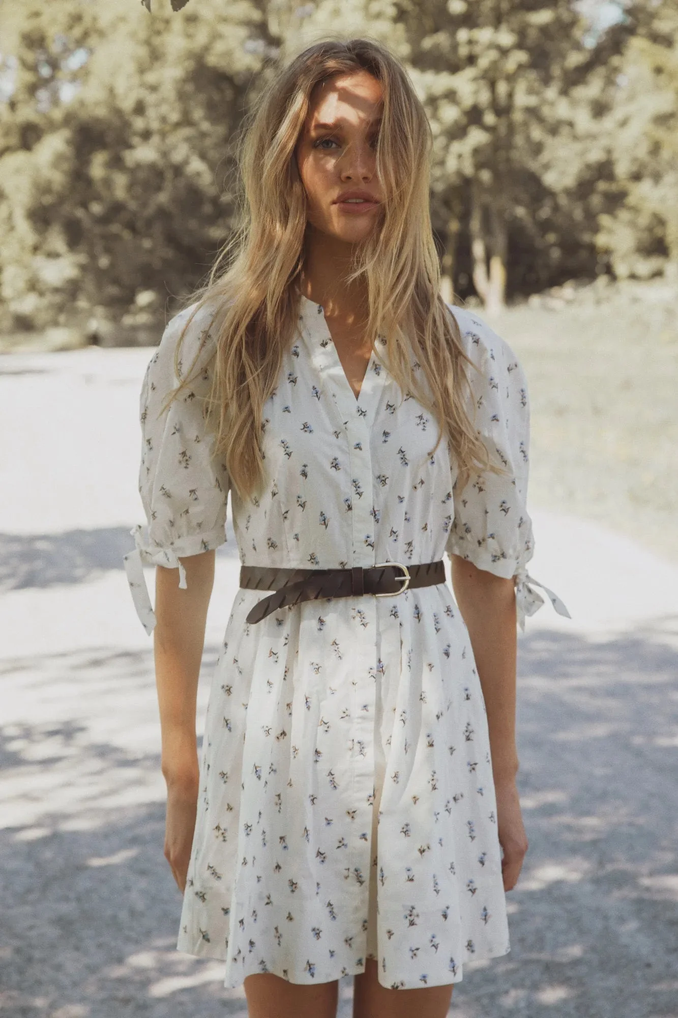 Lia Dress White Anemone Print - Image 9