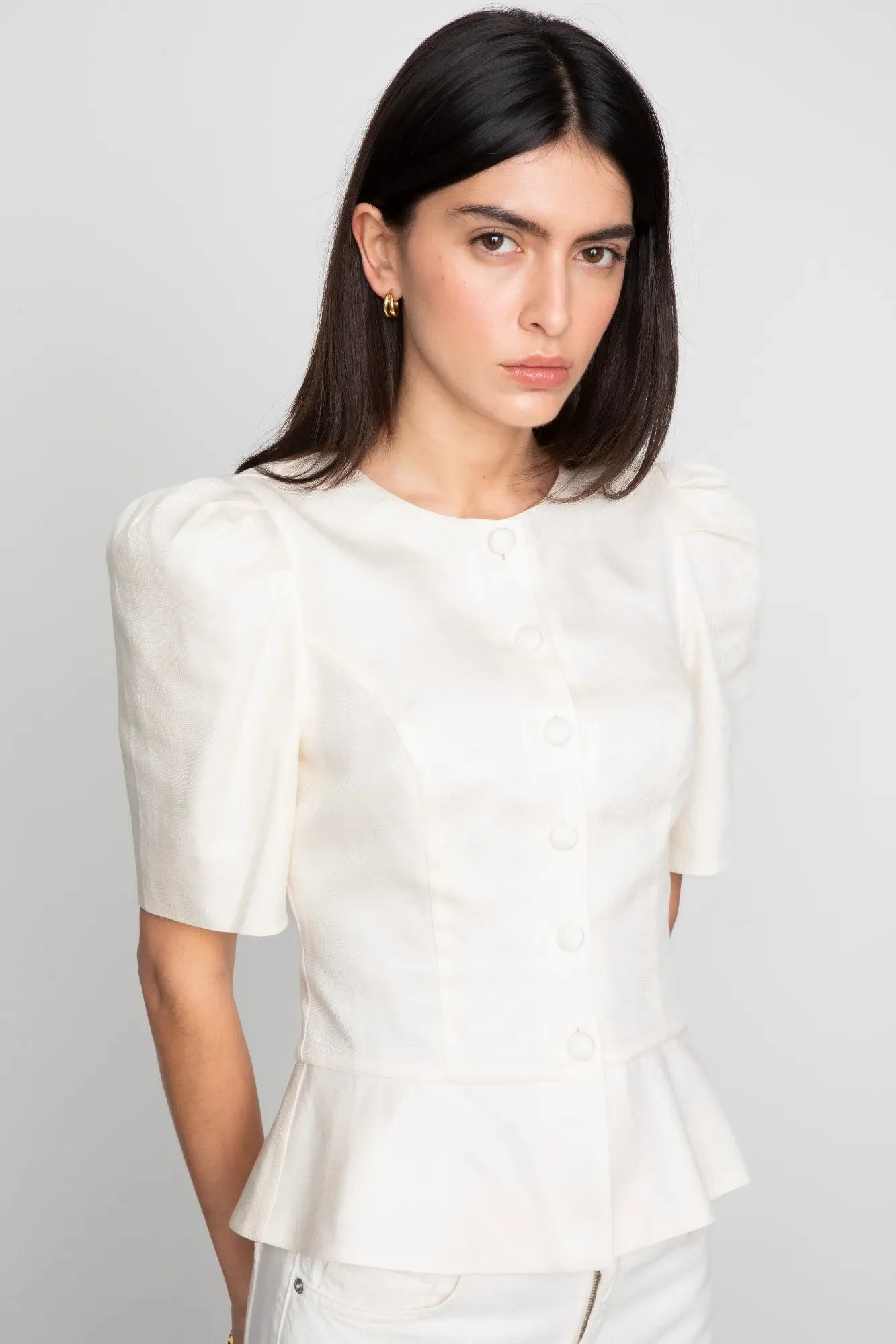 Sabina Blouse Cream - Image 5