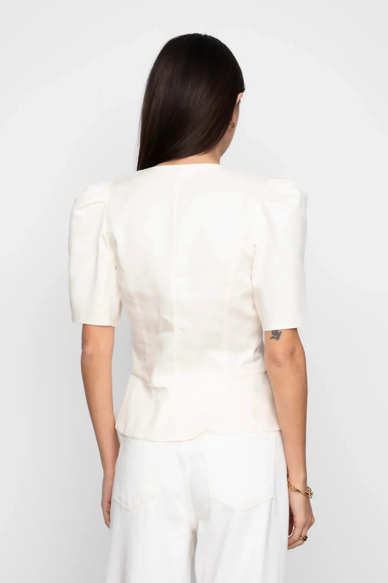 Sabina Blouse Cream - Image 7